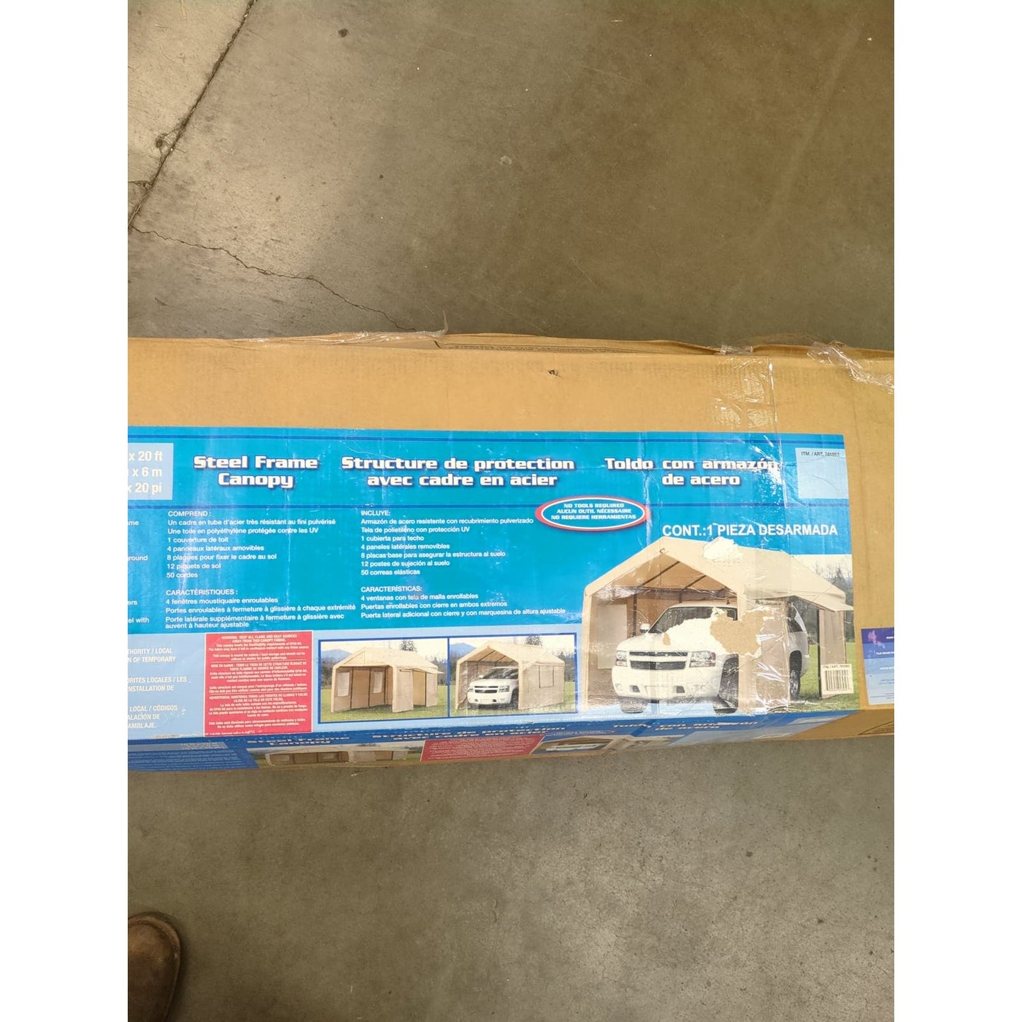 Costco - 10' X 20' Steel Frame Canopy - Retail $389