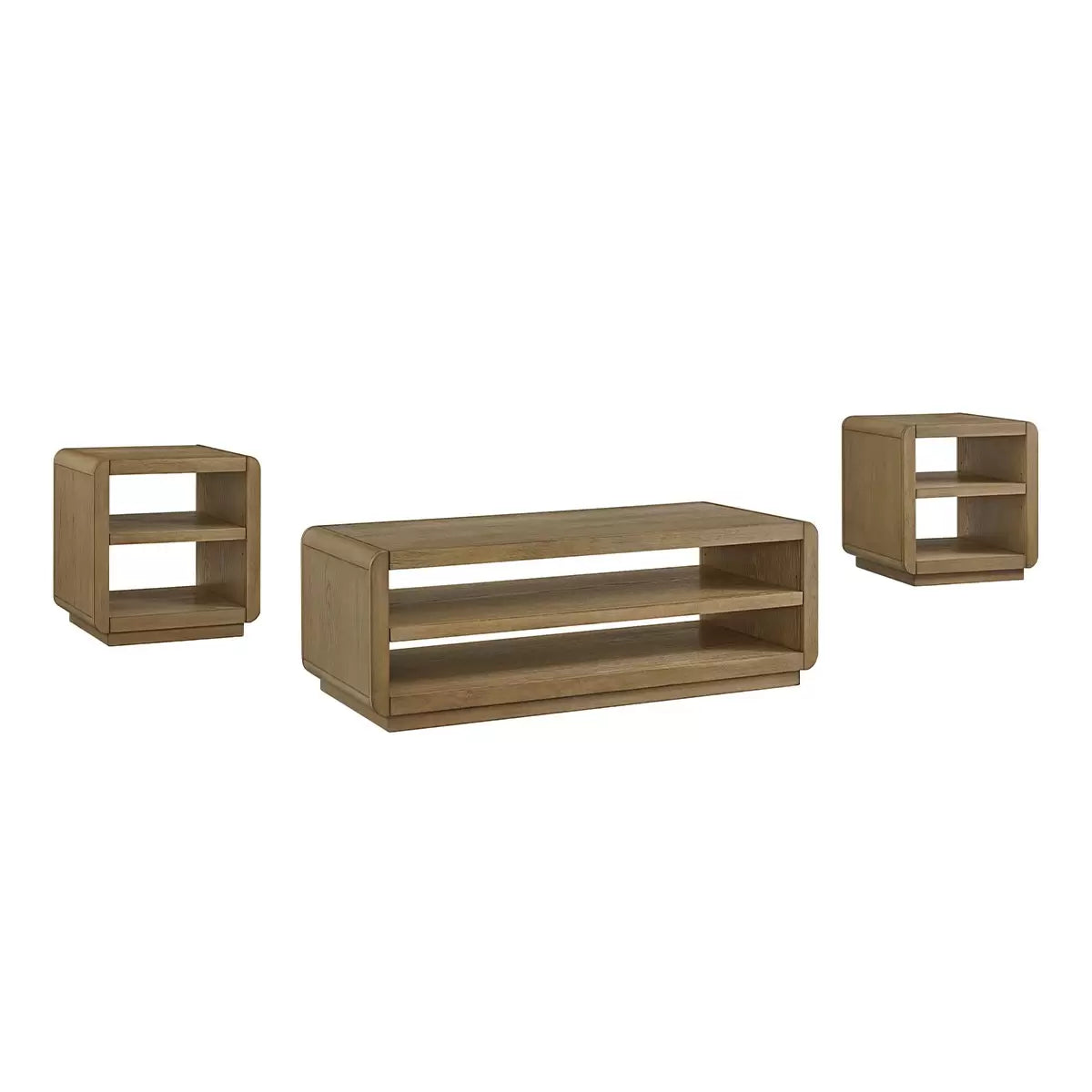 Like NEW - Costco - Foremost Coffee Table + Side Table 3-Piece Set - Retail $429