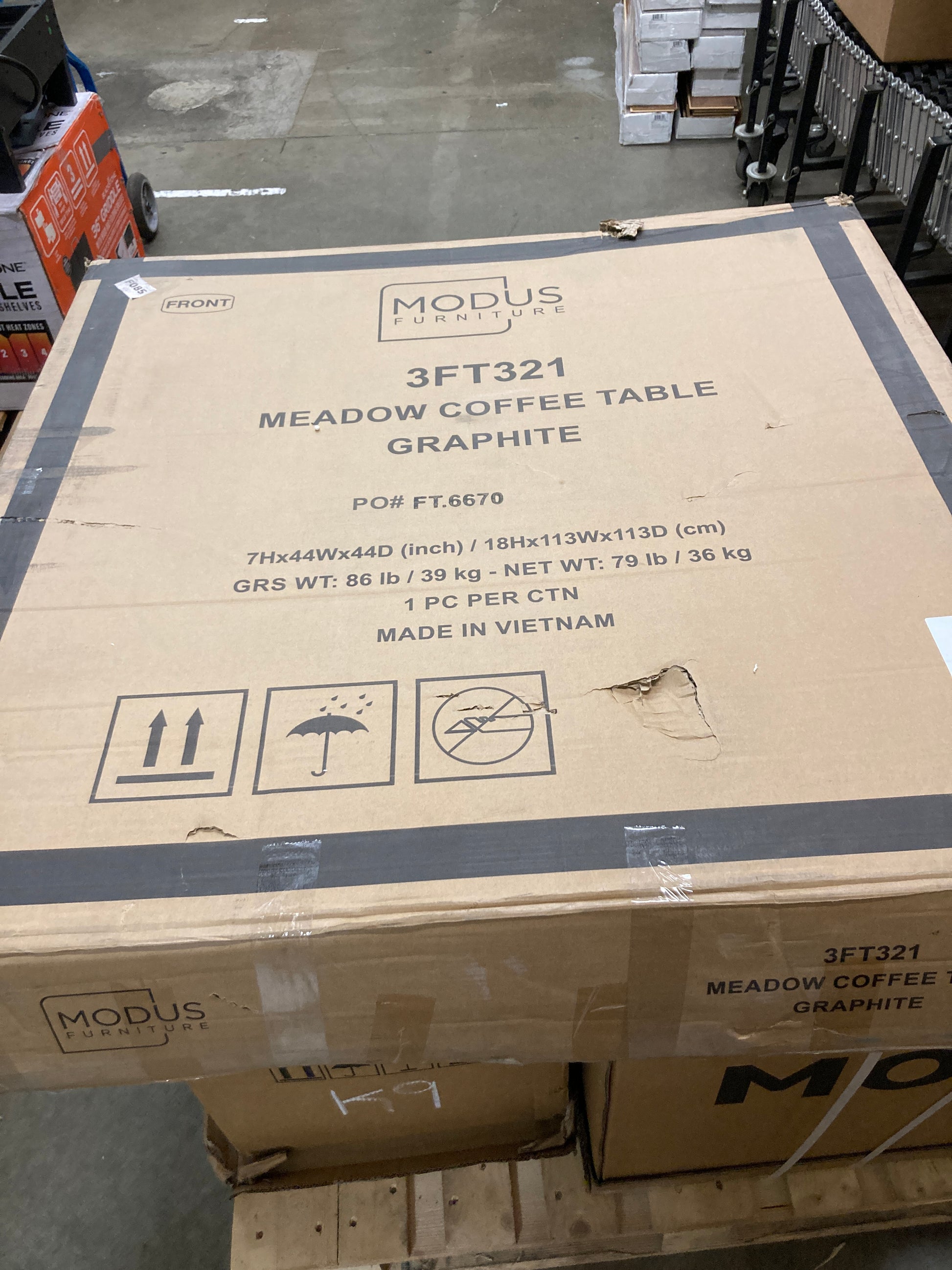 Costco - Mellina 3-piece Occasional Table Set - Retail $899 Default Title