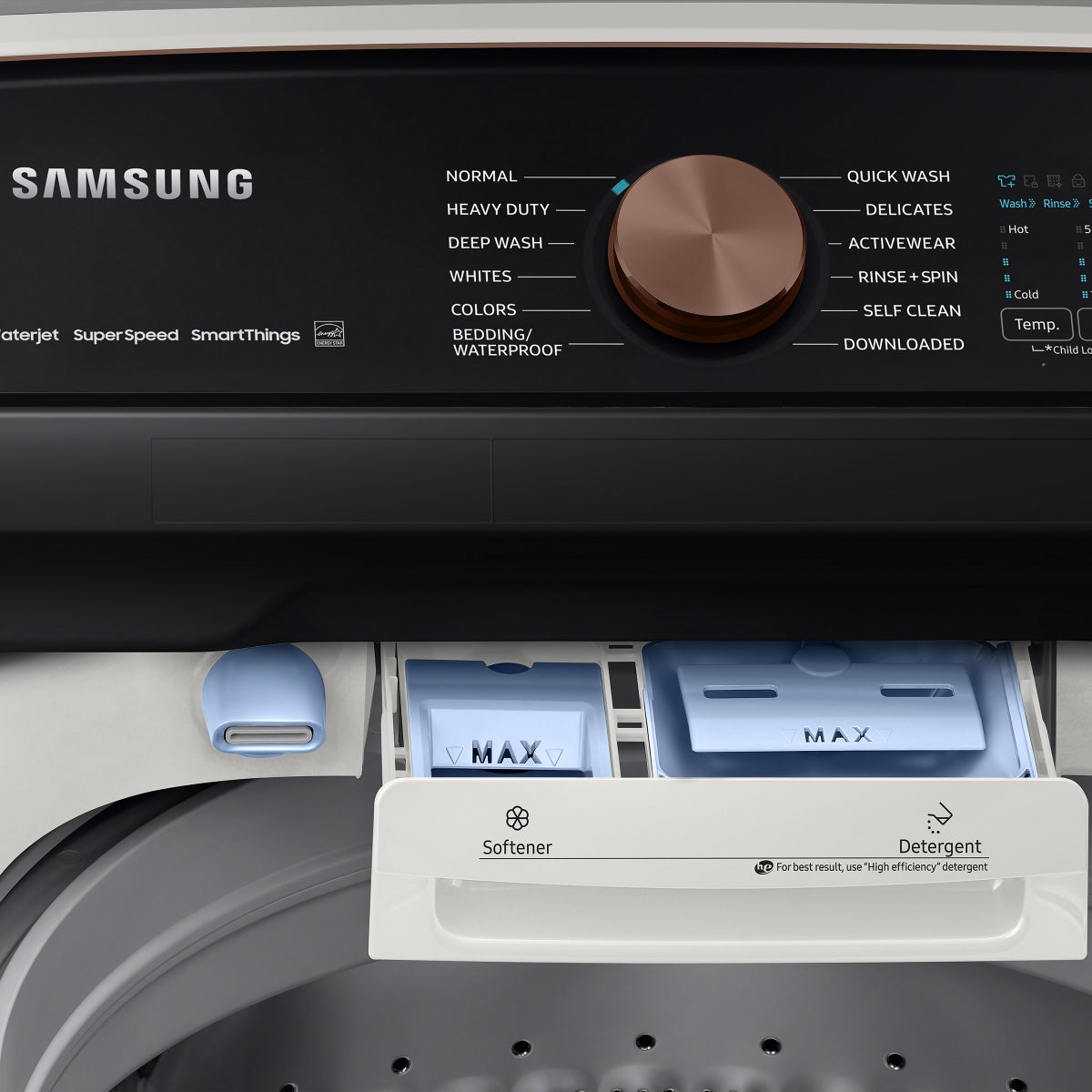 Samsung 5.5 cu. ft. Extra-Large Capacity Smart Top Load Washer with Super Speed Wash