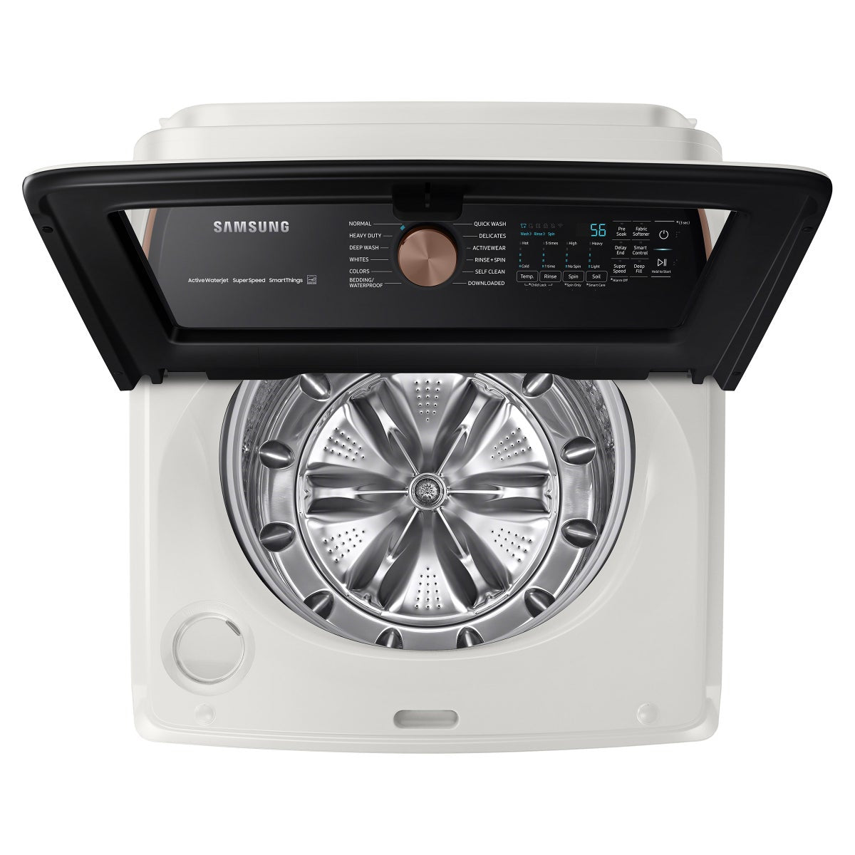 Samsung 5.5 cu. ft. Extra-Large Capacity Smart Top Load Washer with Super Speed Wash