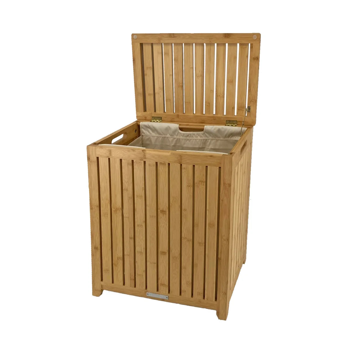 NEW - Bamboo Laundry Hamper - Retail $79