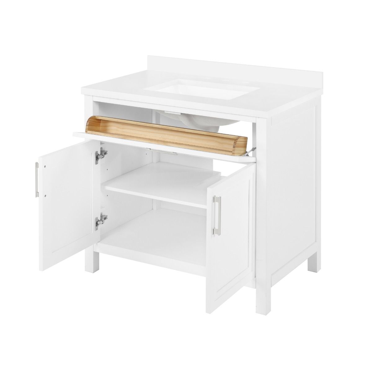 NEW - Ove Decors 36" Laney Vanity in White - Retail $560