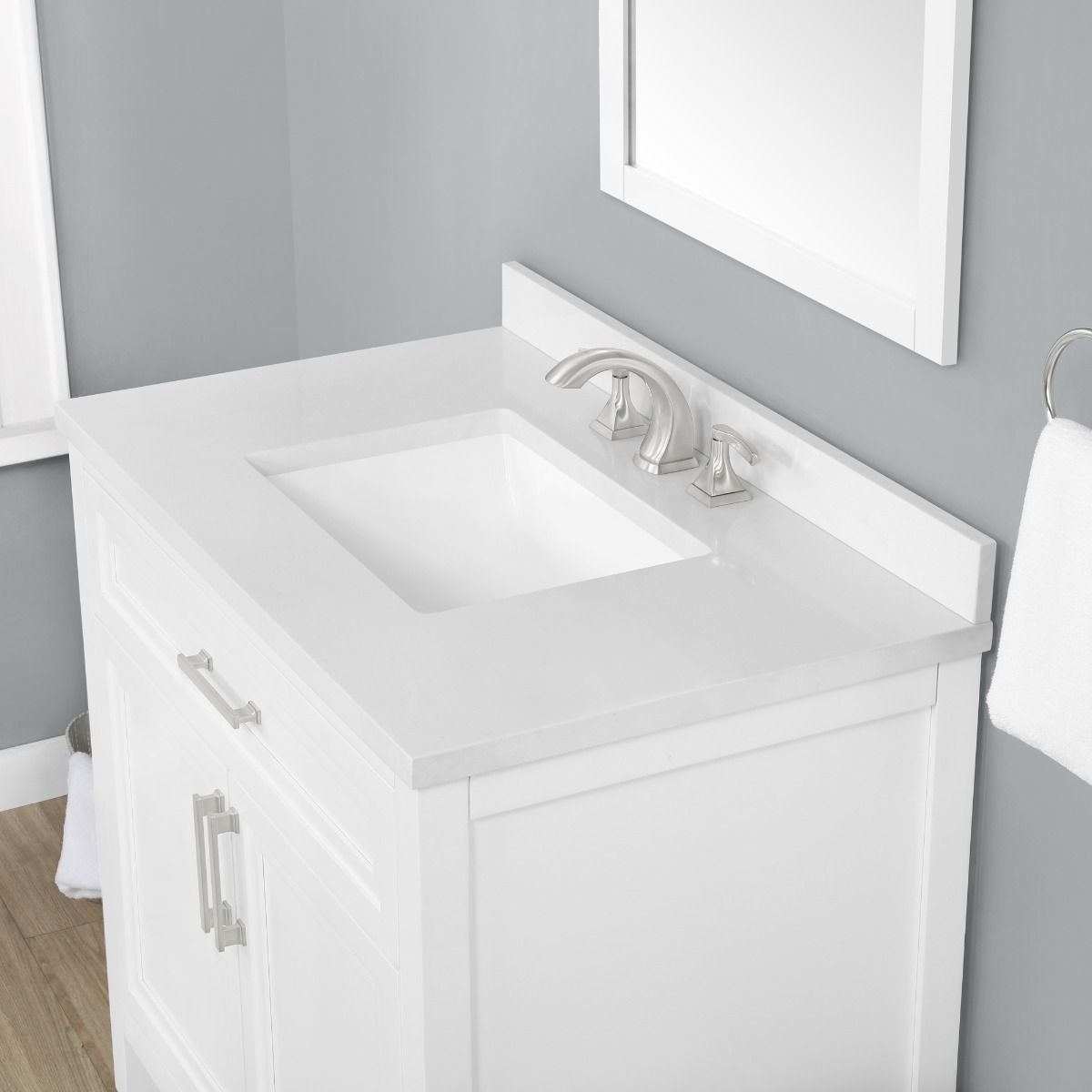 NEW - Ove Decors 36" Laney Vanity in White - Retail $560