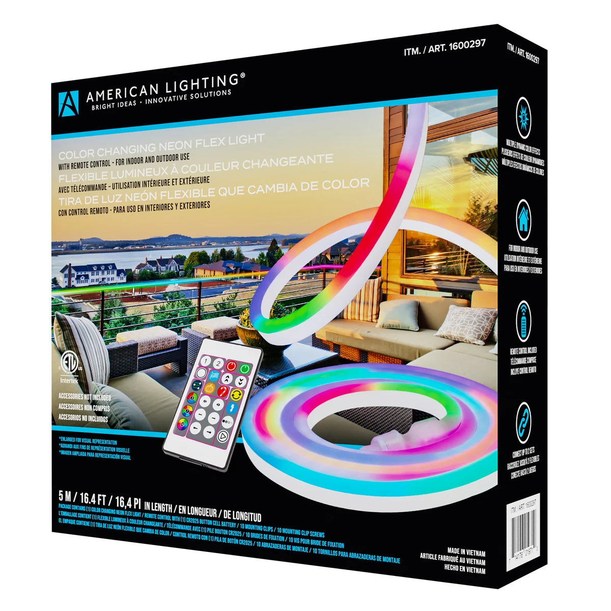 American Lighting Color Changing Neon Flex Light - Retail $19