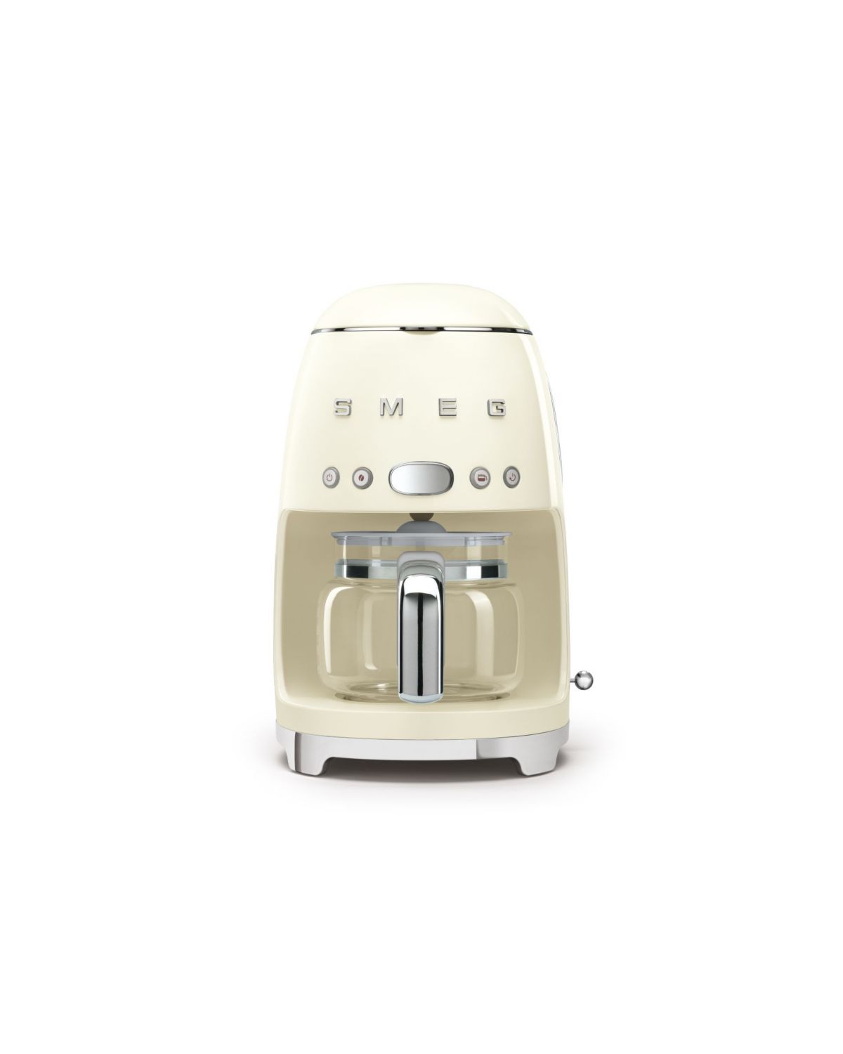 SMEG 50's Style Drip Coffee Machine, 10-cup - Cream