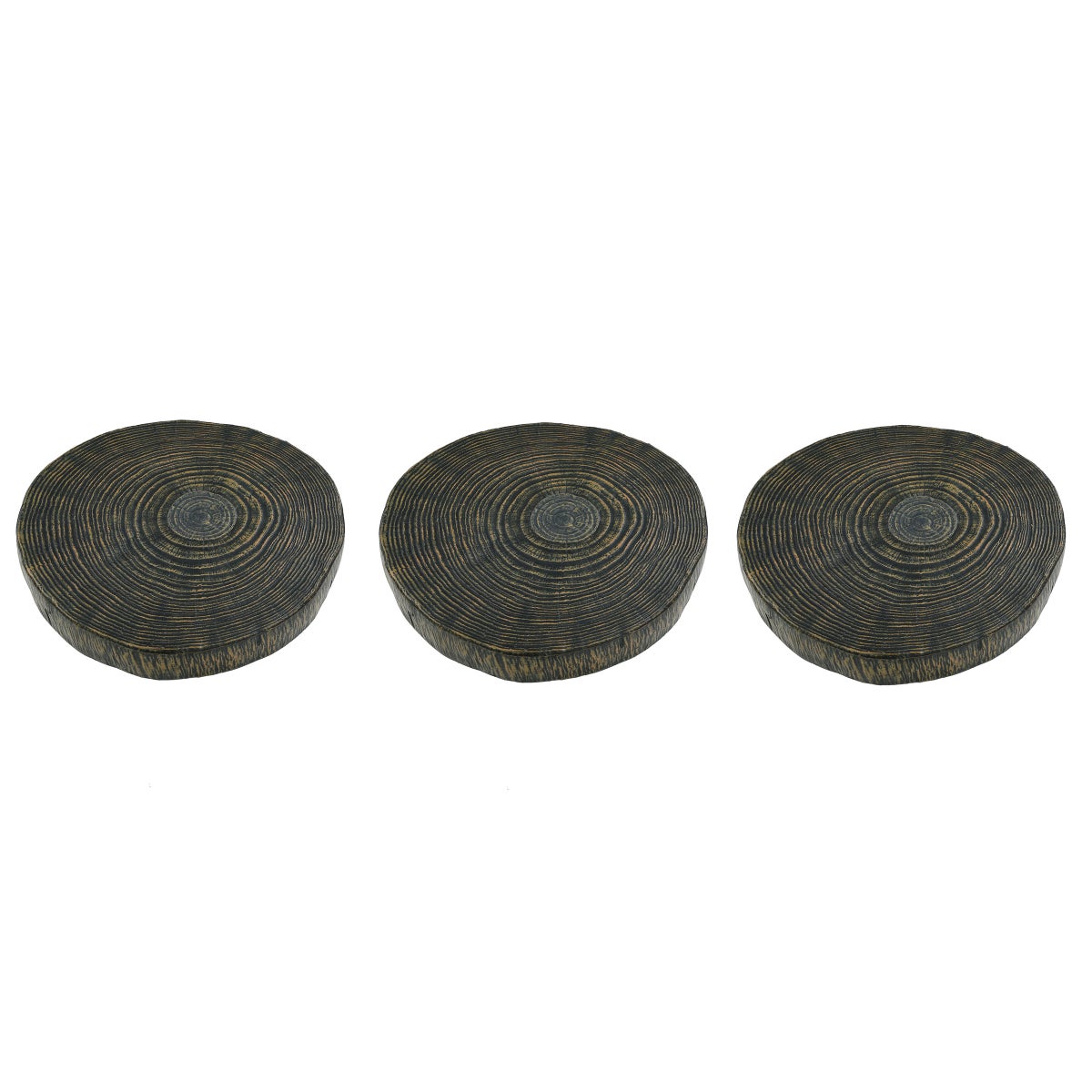 Stone Composite Stepping Stones, 3-pack