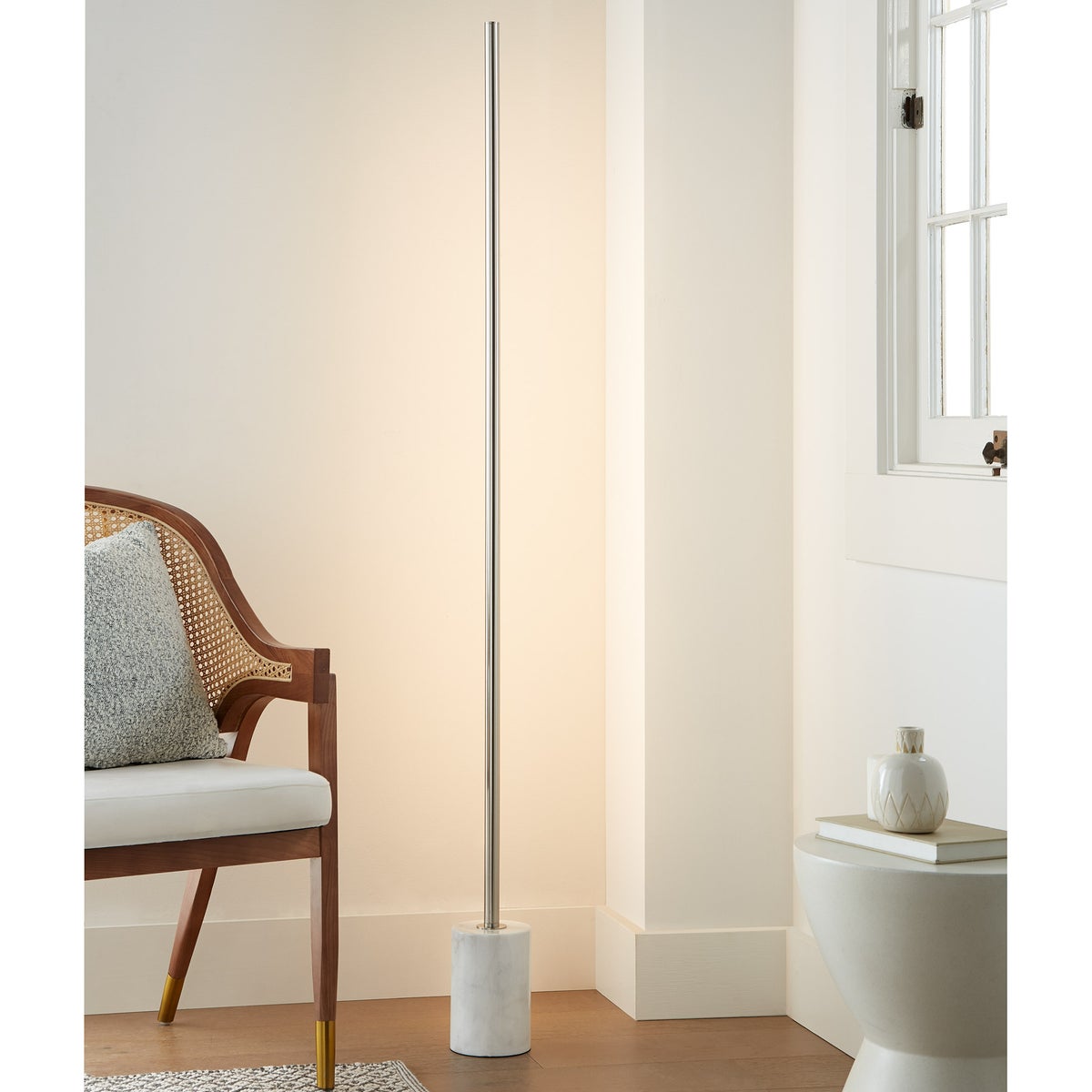 Stellar Marble Base LED Floor Lamp