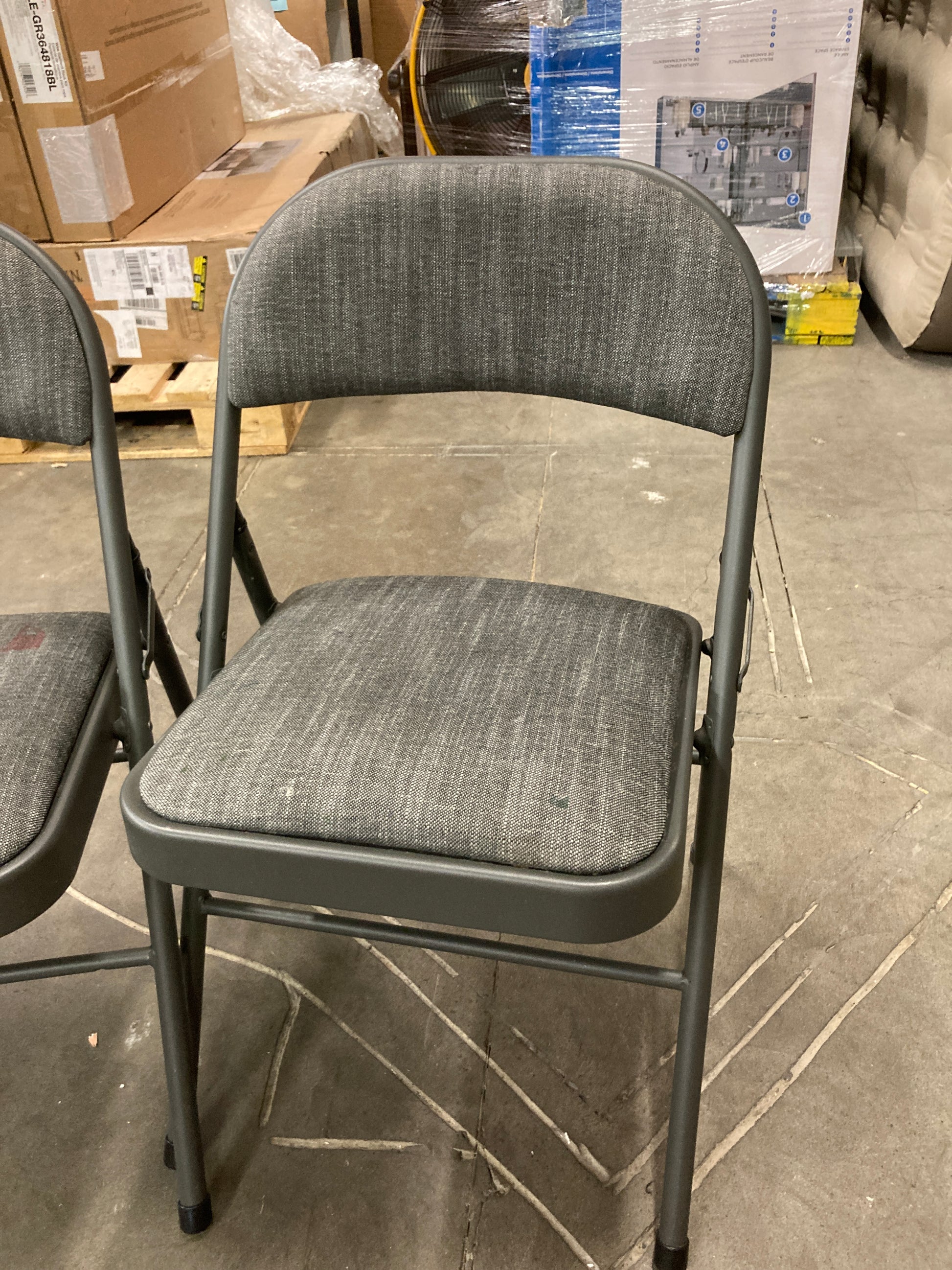Costco - Maxchief Upholstered Padded Folding Chair - Retail $25 Default Title