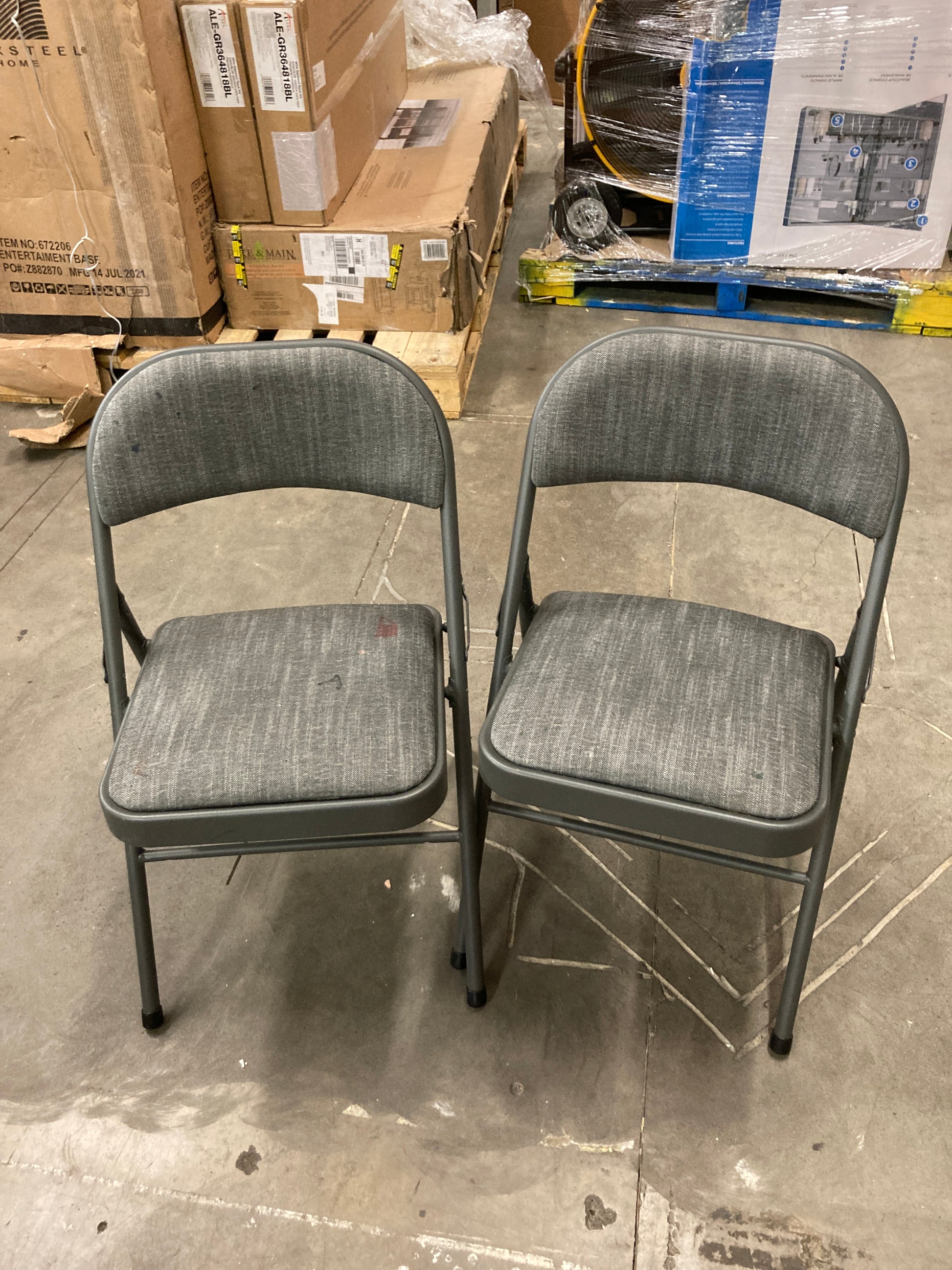 Costco - Maxchief Upholstered Padded Folding Chair - Retail $25 Default Title