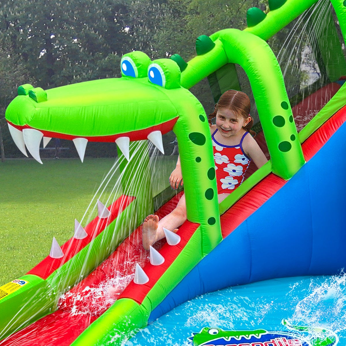NEW - Crocodile Cave Adventure Water Slide