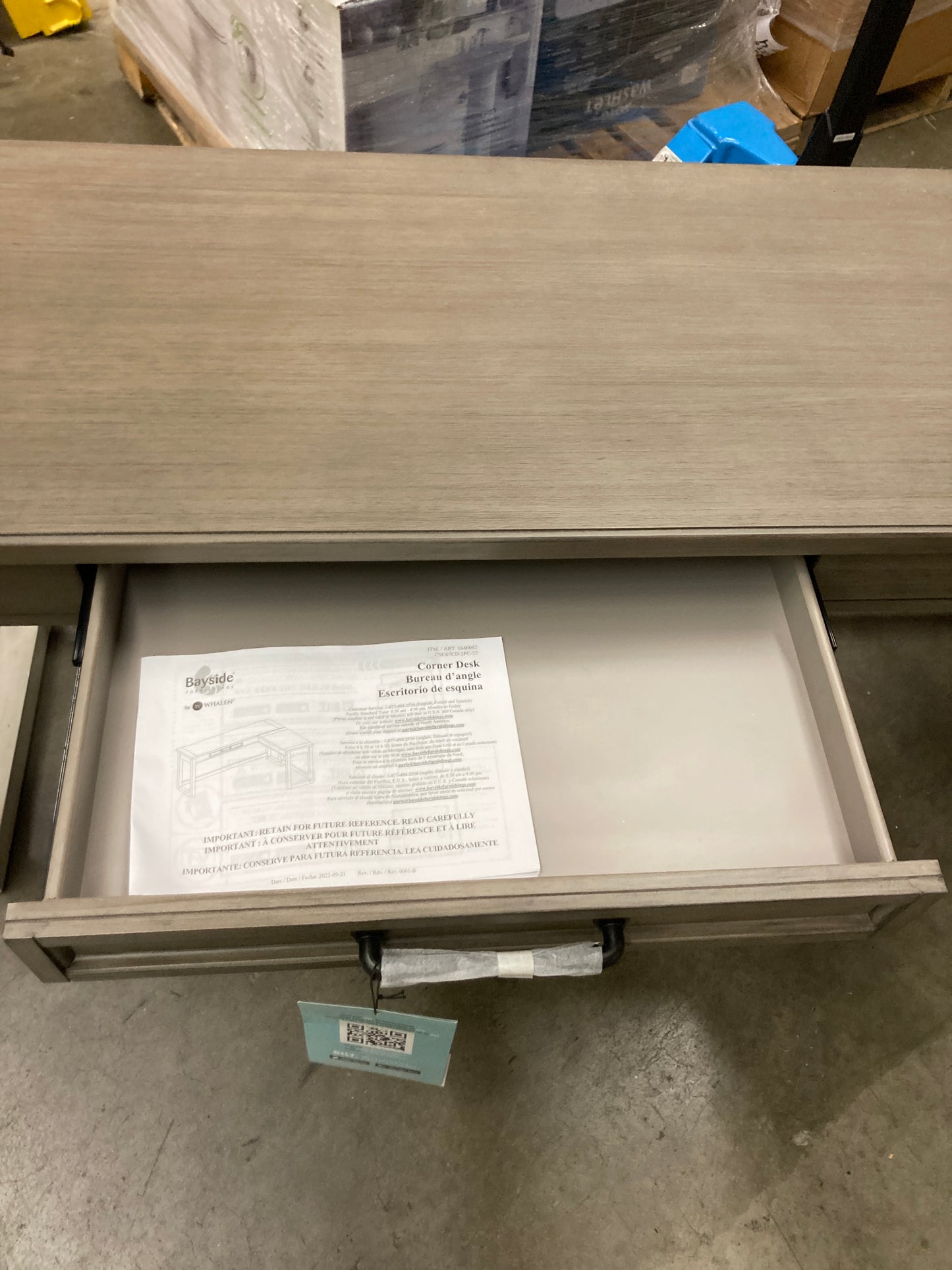 Like NEW - Costco - Evelyn Mae Corner Desk - Retail $379