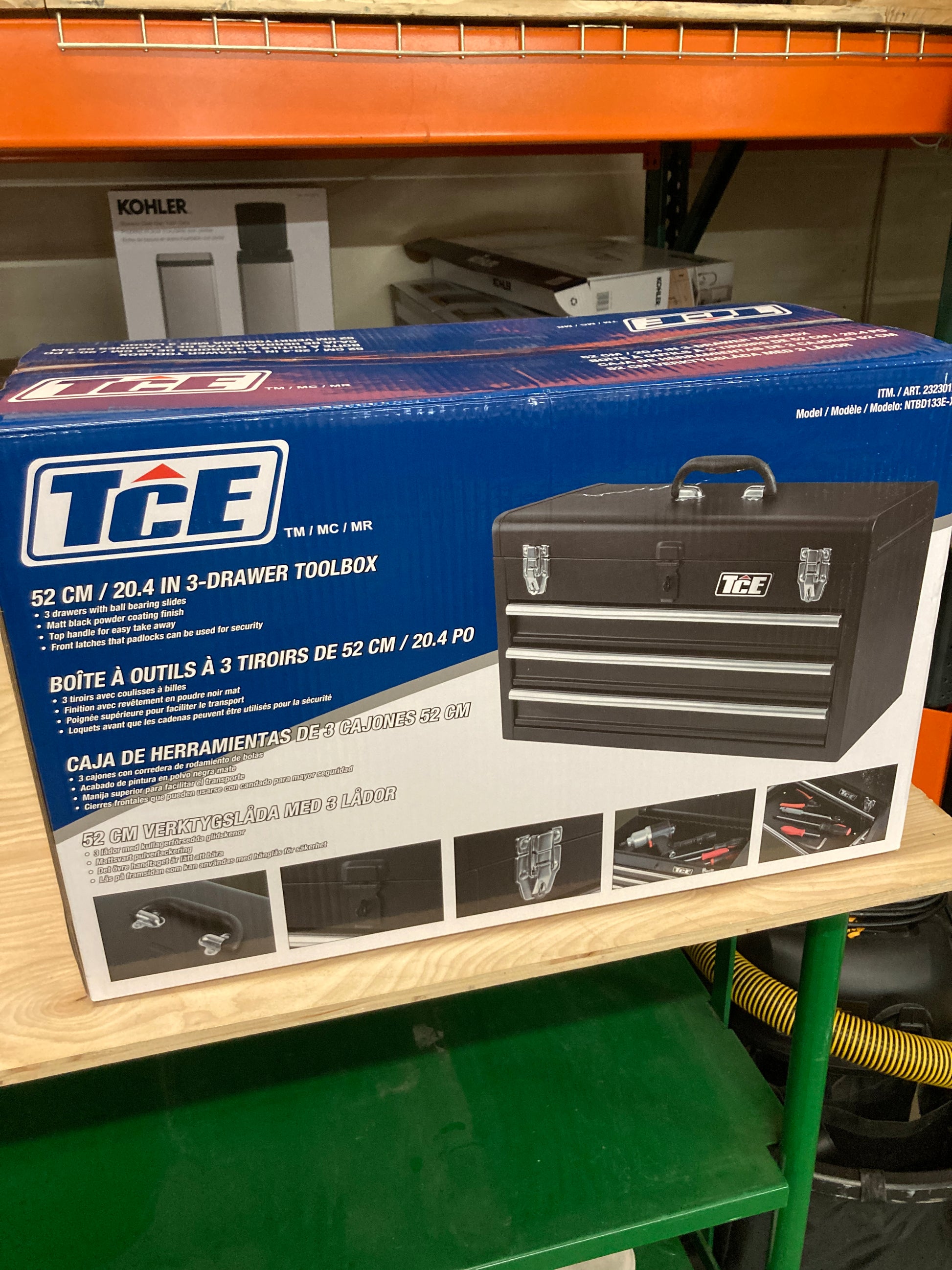 TORIN 20" TOOL BOX P=18 Default Title