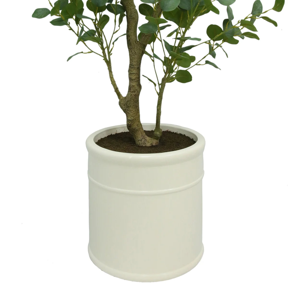 Like NEW - Faux 6.5' Eucalyptus Tree - Retail $169