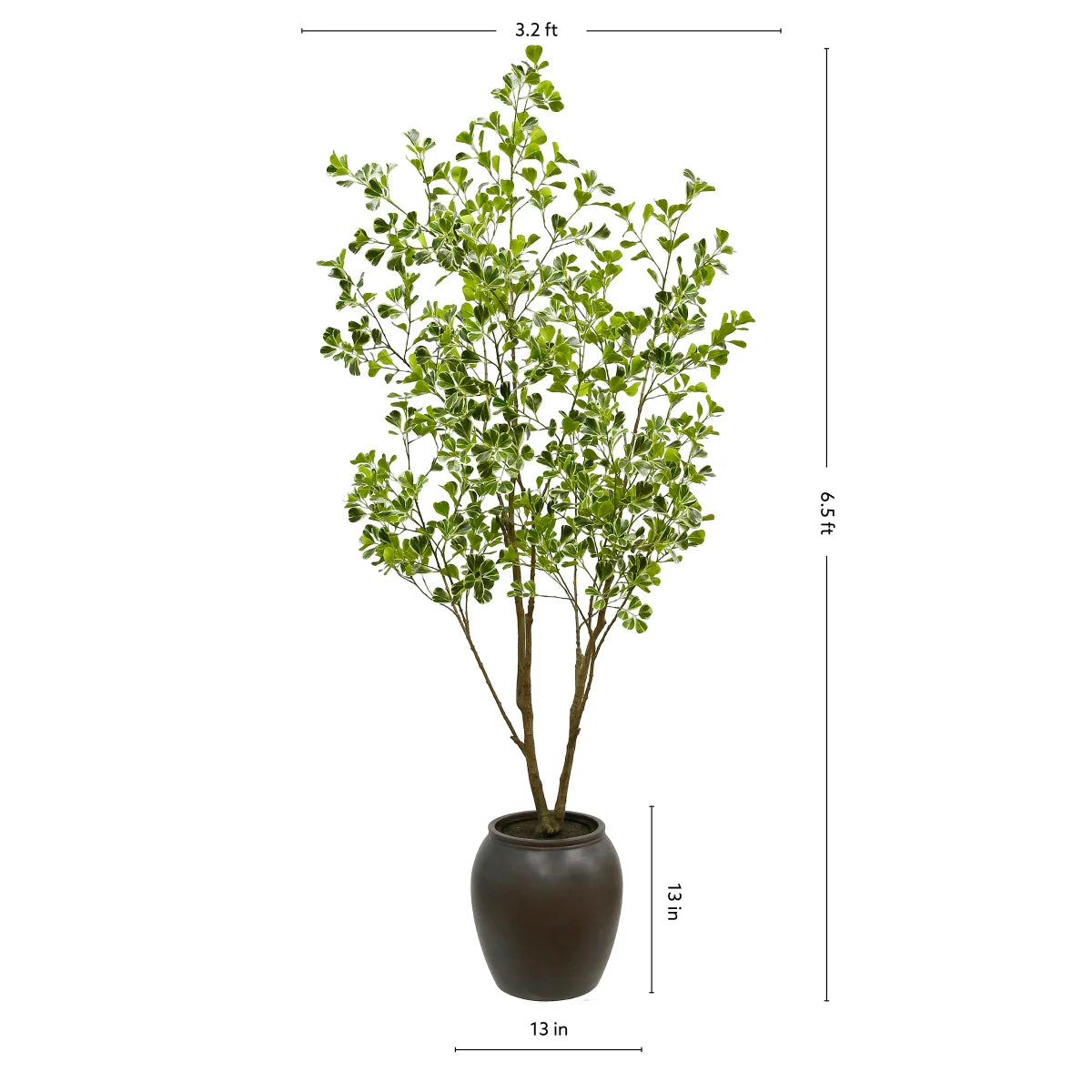 Faux 6.5 ft Ficus Tree