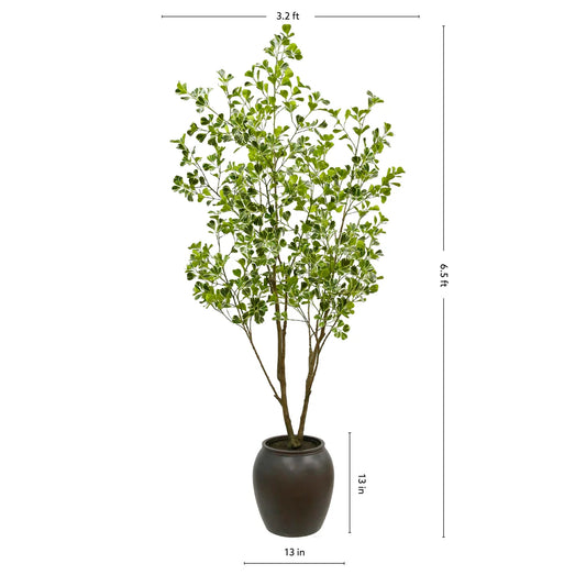 Faux 6.5 ft Ficus Tree