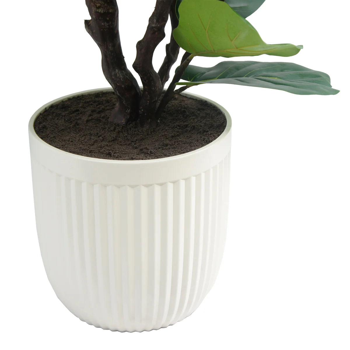 NEW - Faux 6.5' Fig Tree - Retail $179