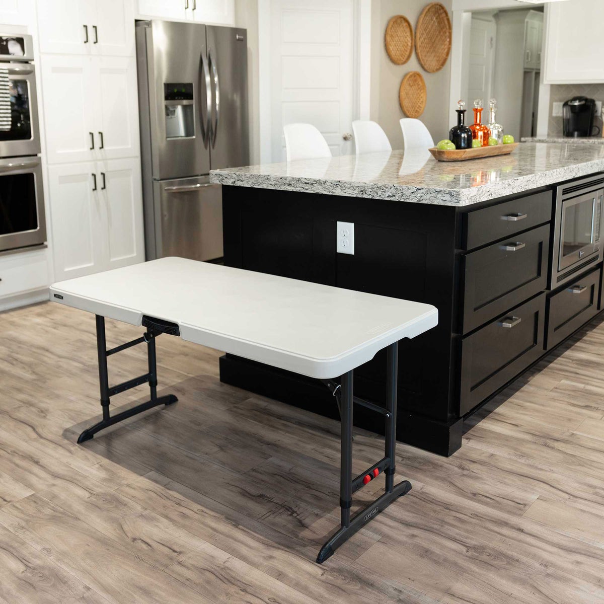 Lifetime 4-Foot Commercial Adjustable Height Folding Table