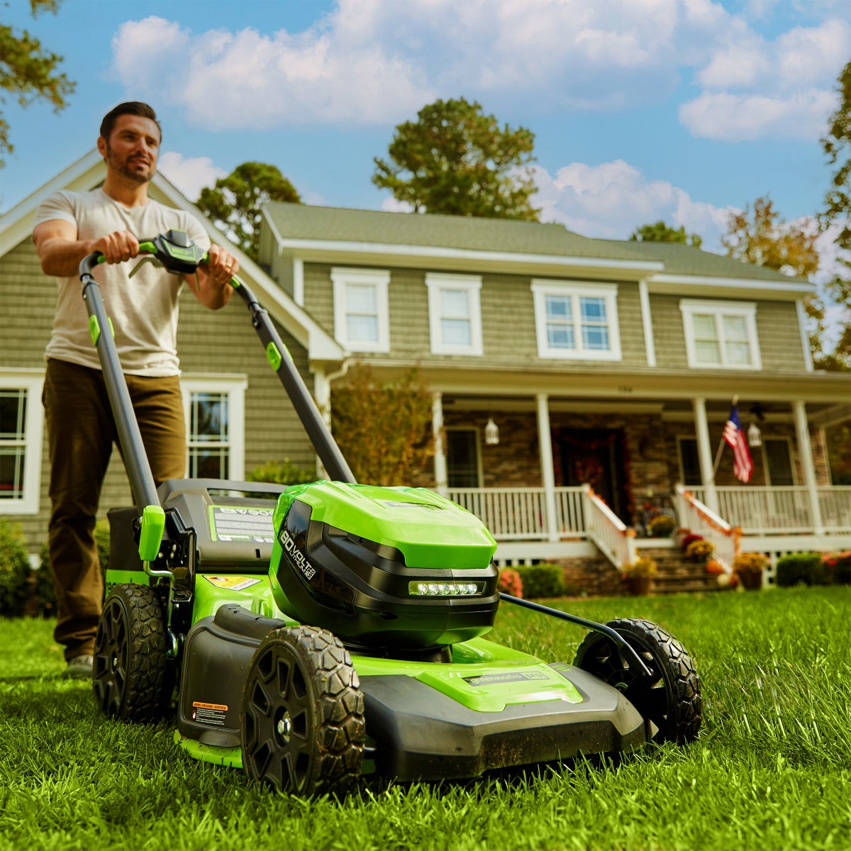 Greenworks 80V 21" Gen 2 Self-Propelled Mower w/ Extra Blade, (2) Batteries & Rapid Charger