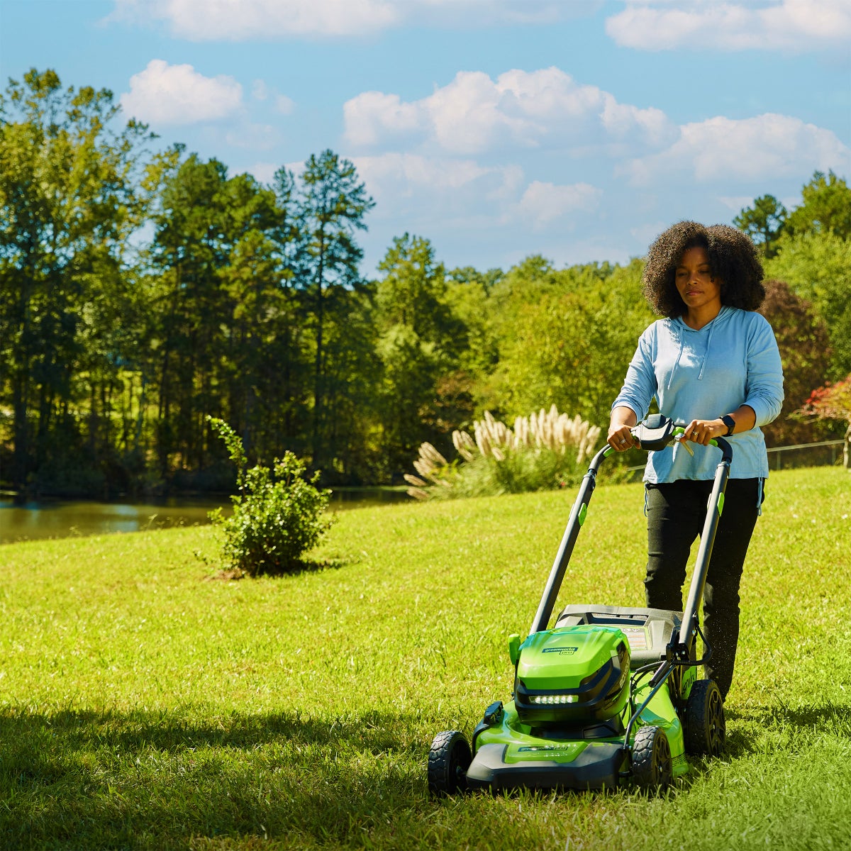 Greenworks 80V 21" Gen 2 Self-Propelled Mower w/ Extra Blade, (2) Batteries & Rapid Charger