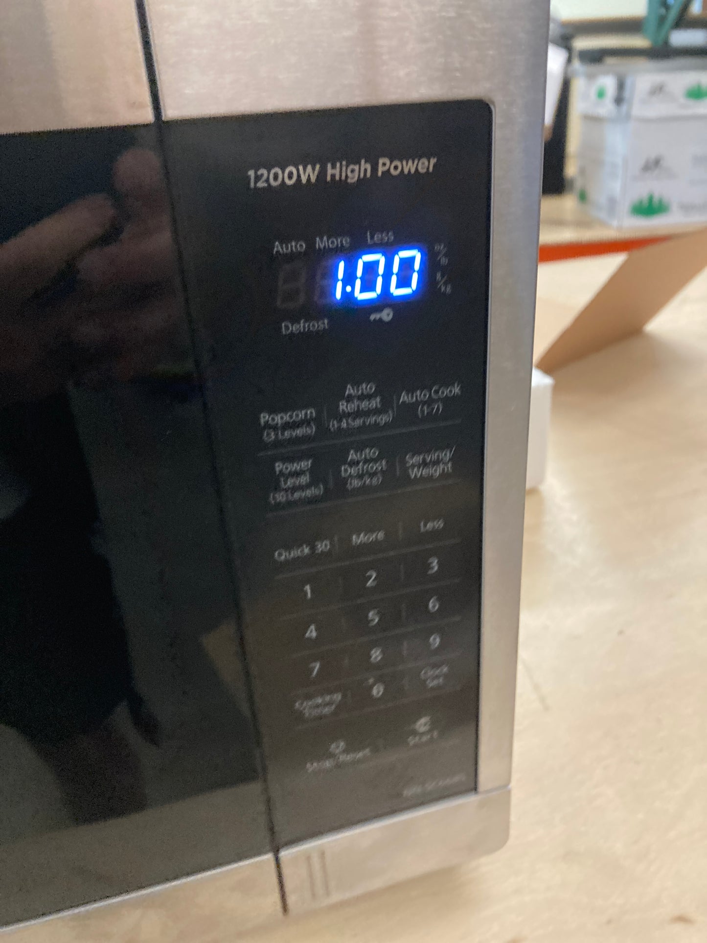 Panasonic 1.3CuFt Stainless Steel Countertop Microwave Oven NN-SC668S - Retail $149 Default Title