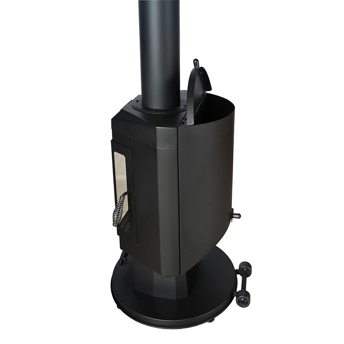 NEW - FlamePro 81in H Steel Patio Pellet Heater