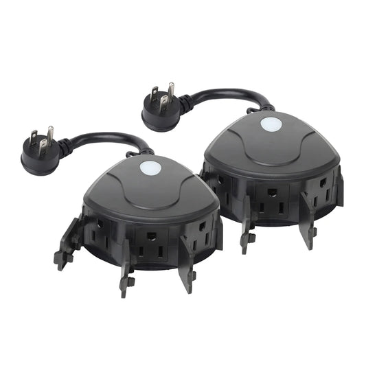 Feit Electric Triple Outlet Outdoor Smart Plugs 2-pack - Retail $25