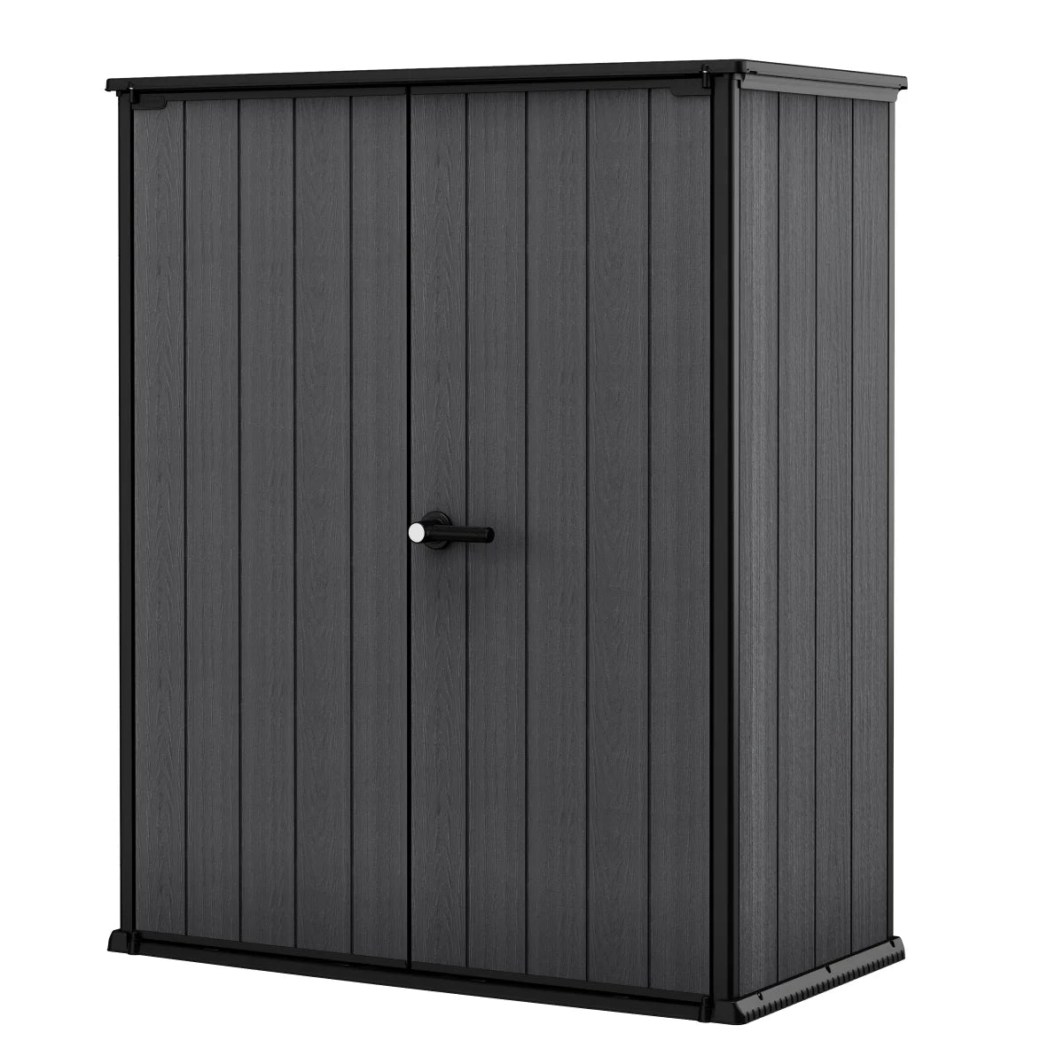 NEW - Keter Cortina Alto Premium Modern Vertical Outdoor Storage Shed - Retail $359