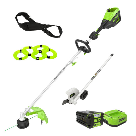 NEW - Greenworks 80V Attachment Capable 16" Trimmer/Edger