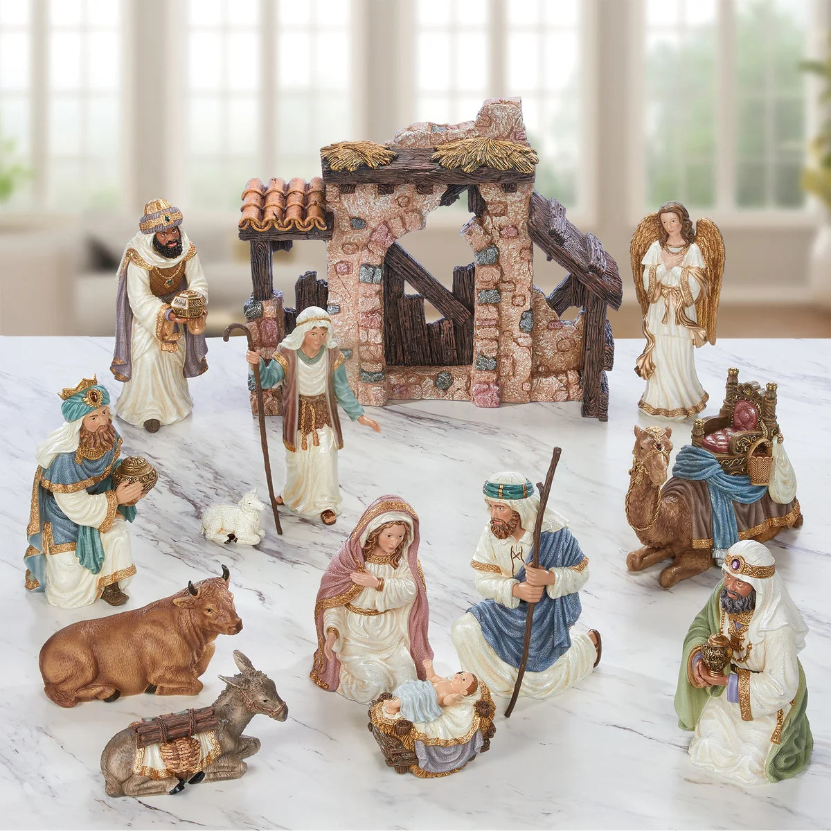 Kirkland Signature Nativity Set, 14-piece - Retail $115