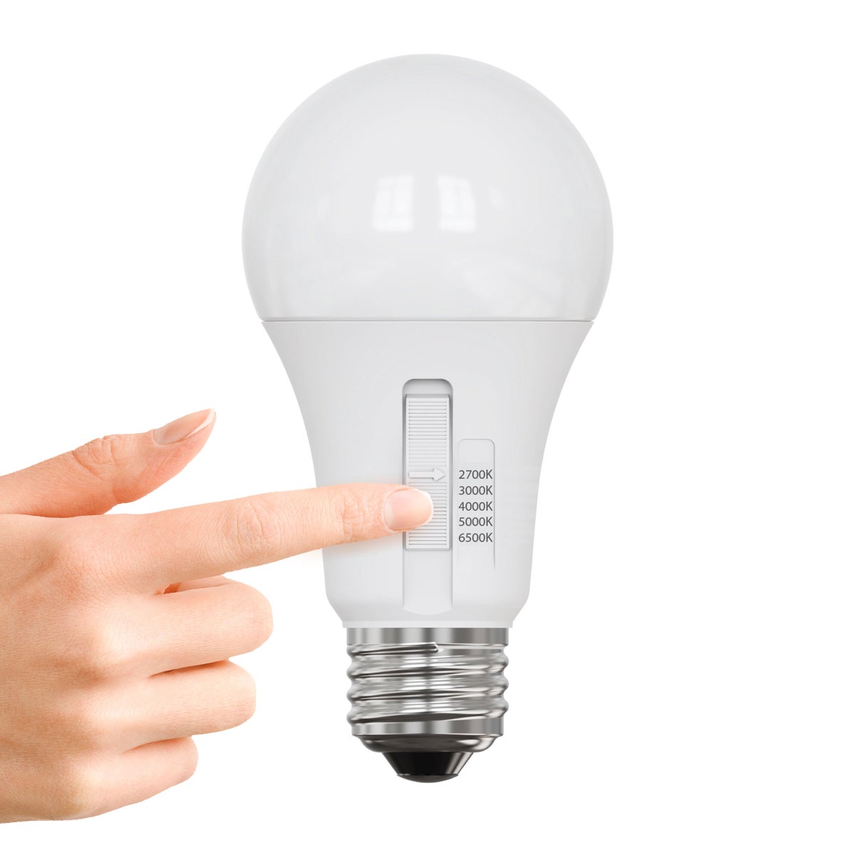 Feit Electric 100W Replacement 5-CCT LED A21 Bulbs, 4-pack