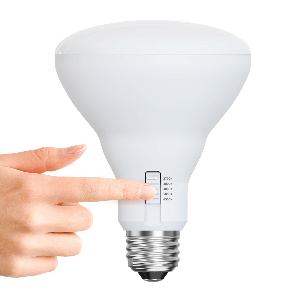 Feit Electric 65W Replacement 5-CCT LED BR30 Bulbs, 6-pack
