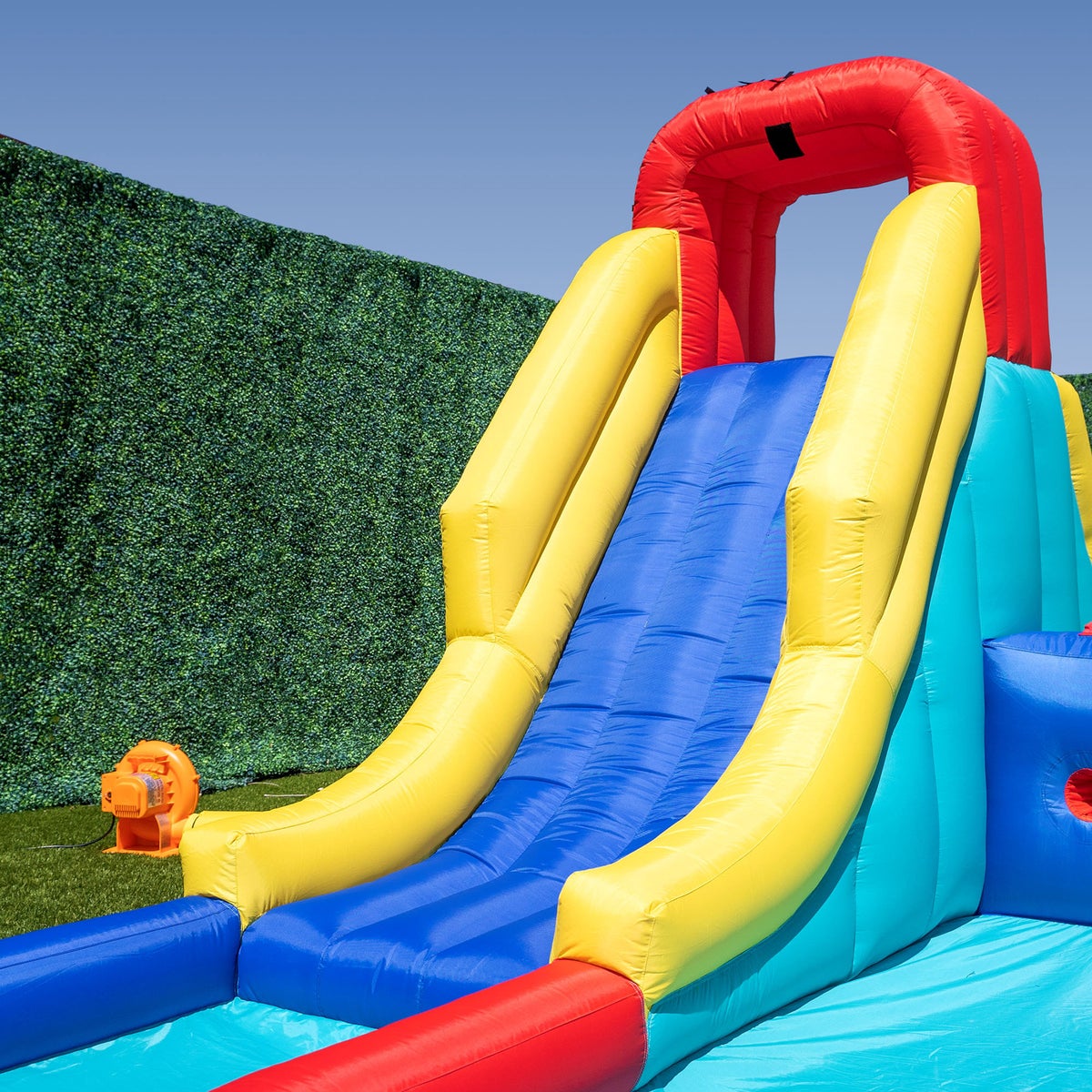 NEW - Sportspower Racetrack Inflatable Water Slide