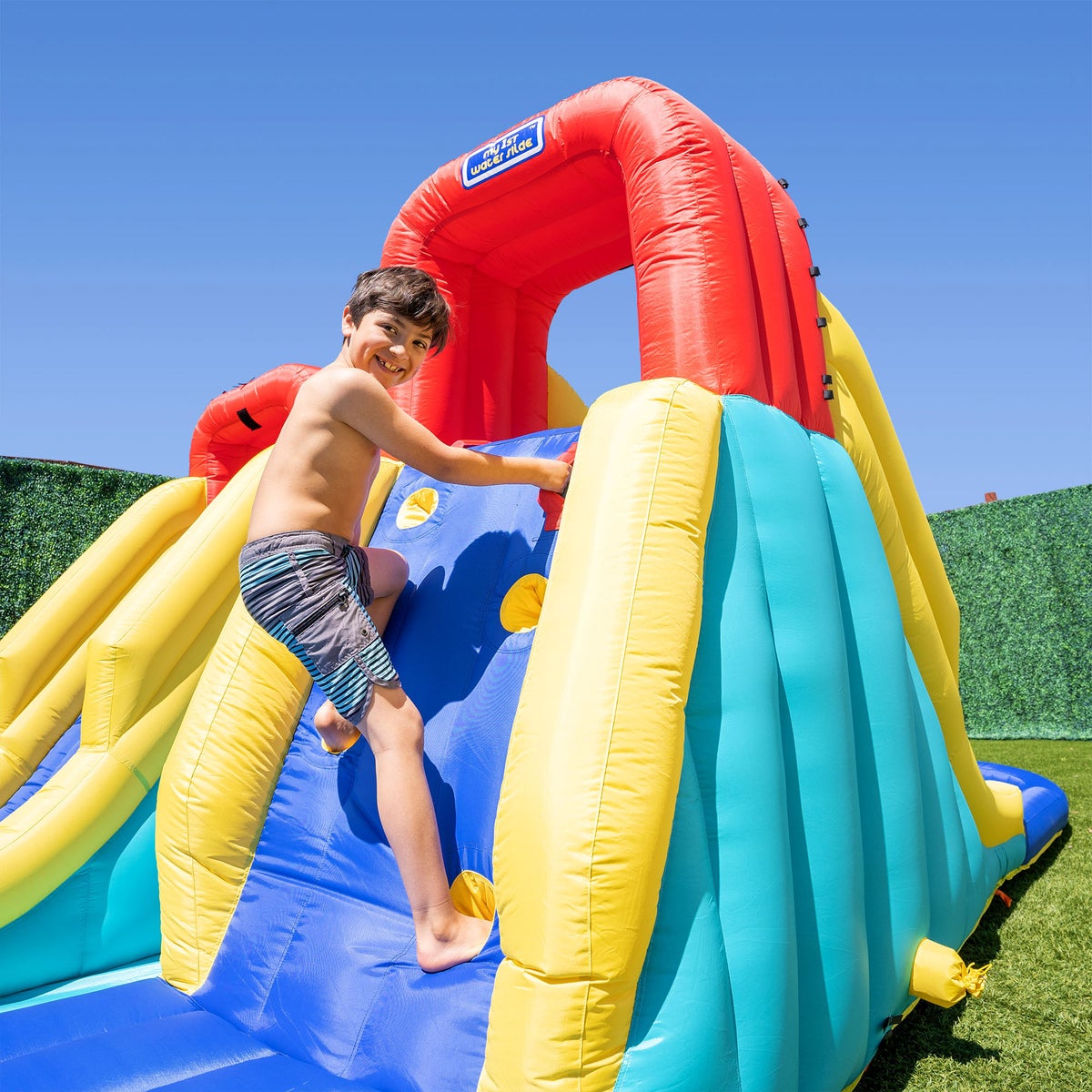 NEW - Sportspower Racetrack Inflatable Water Slide