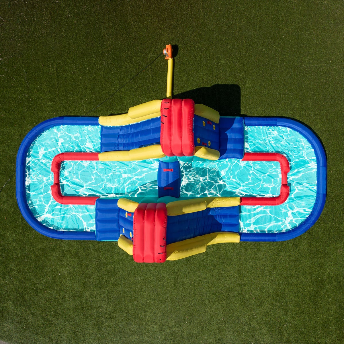 NEW - Sportspower Racetrack Inflatable Water Slide