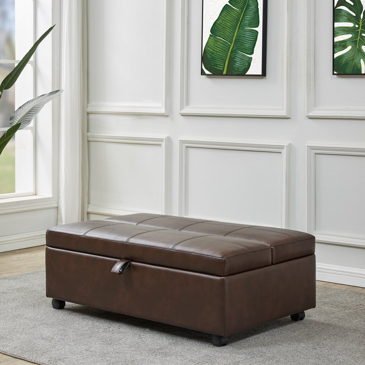 Like NEW - Emorie Sleeper Ottoman - Retail $400