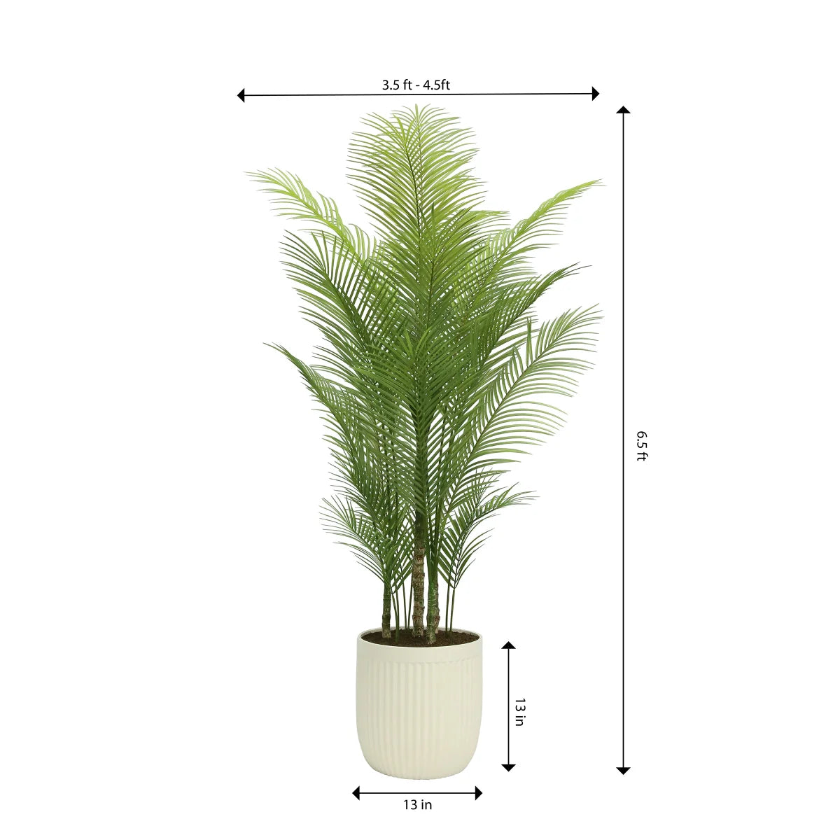 Faux 6.5ft Palm Tree - Retail $124