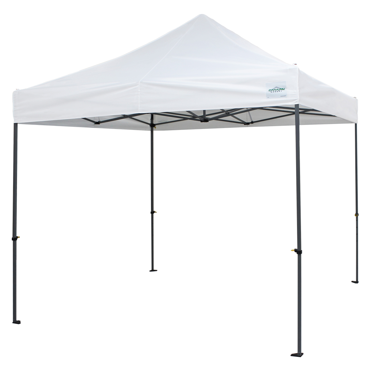 Caravan Canopy Hybrid-X Instant Canopy Kit, 10ft x 10ft, White- Retail $159