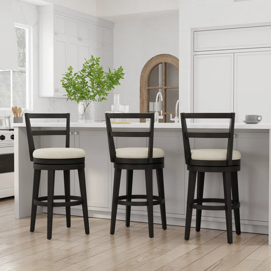 NEW - Fletcher Bar Height Swivel Stool