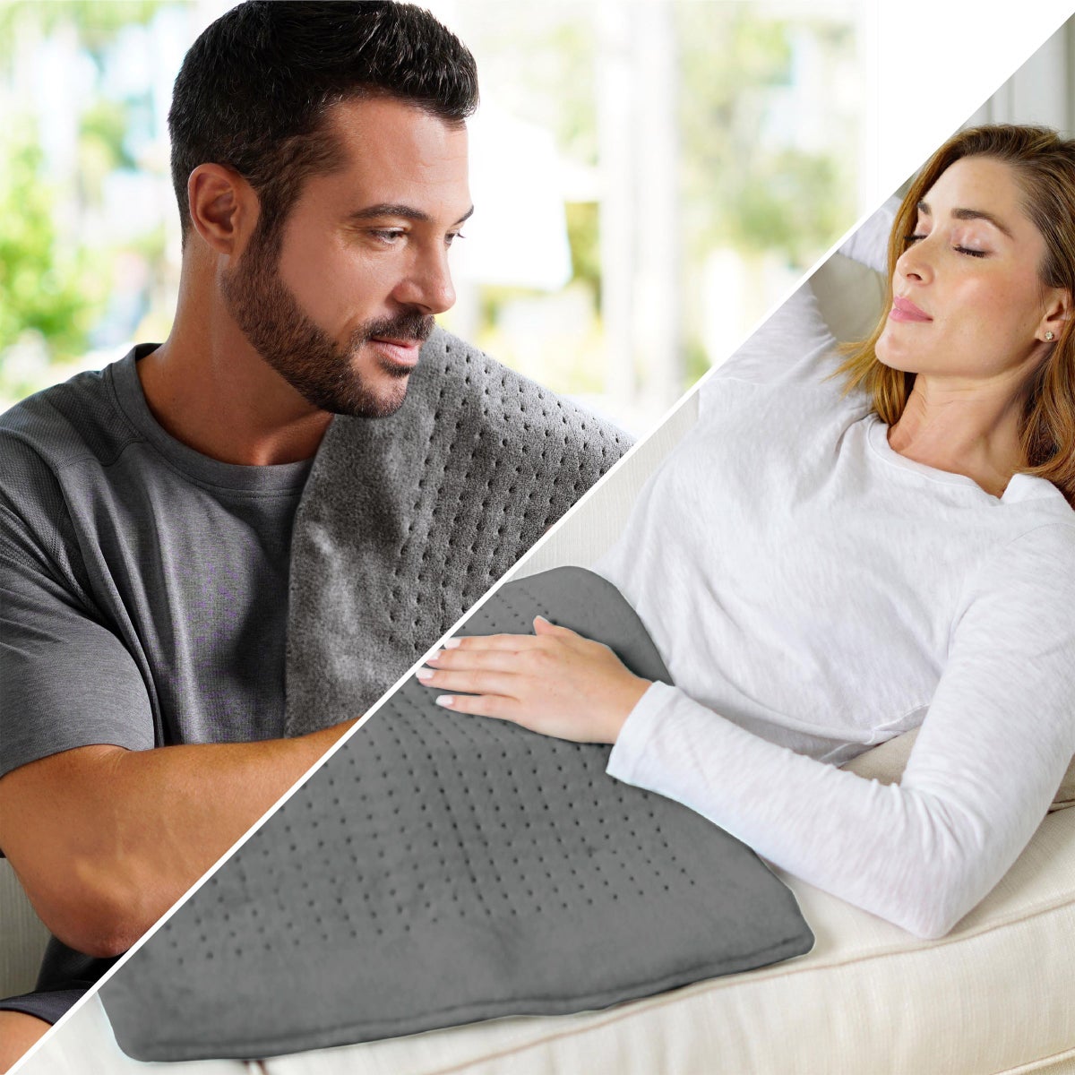 PureRelief Ultra-Wide Microplush Heating Pad