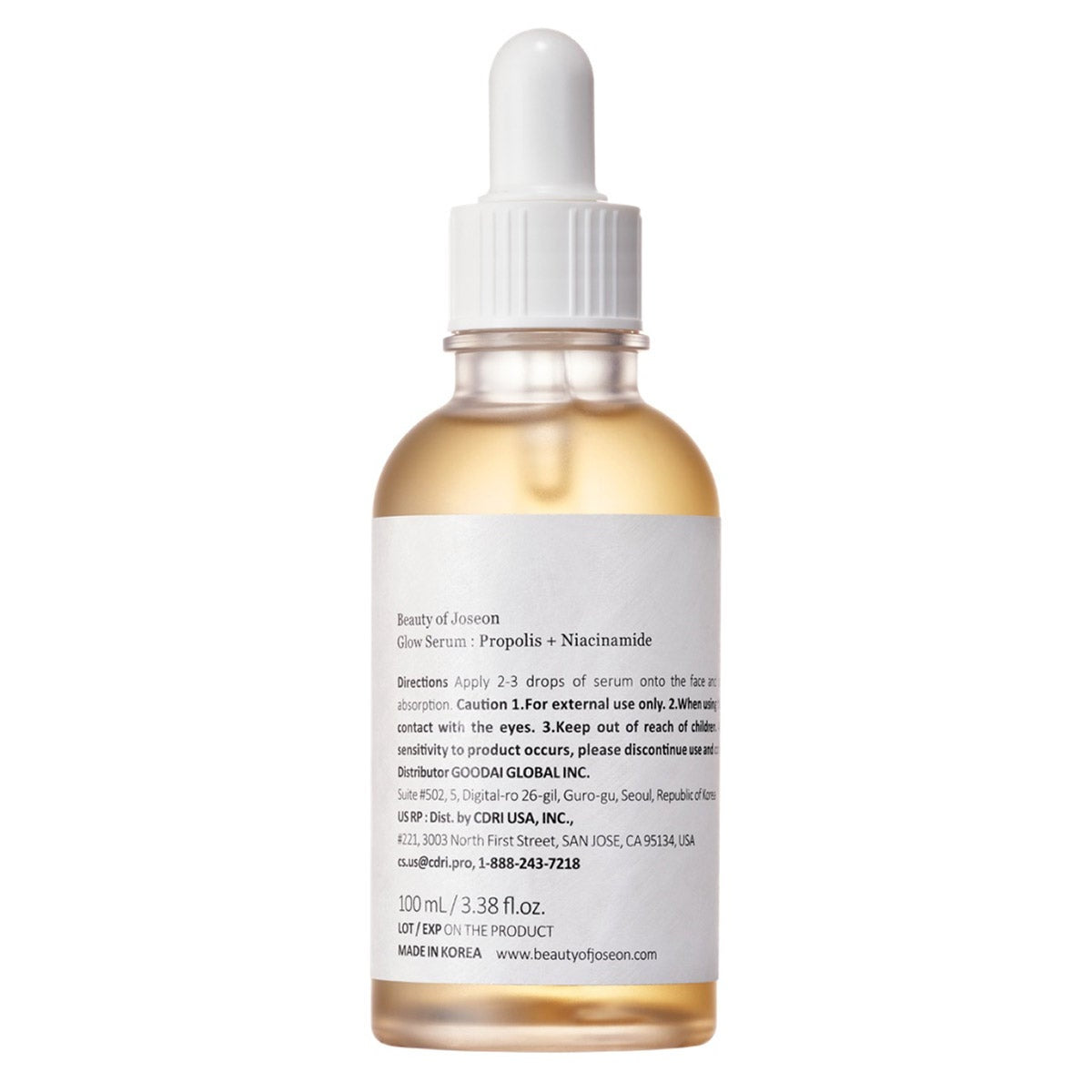 Beauty of Joseon Glow Serum Propolis + Niacinamide, 3.38 fl oz