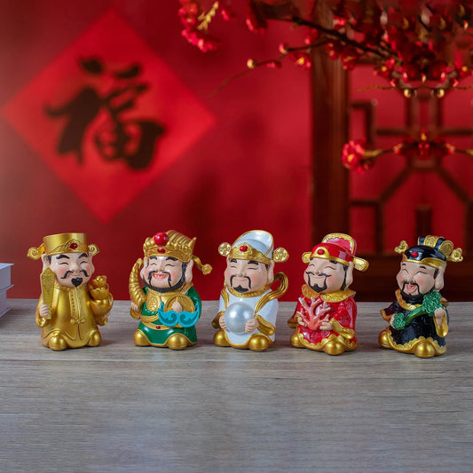 Lunar New Year, Five Gods of Wealth - Retail $45