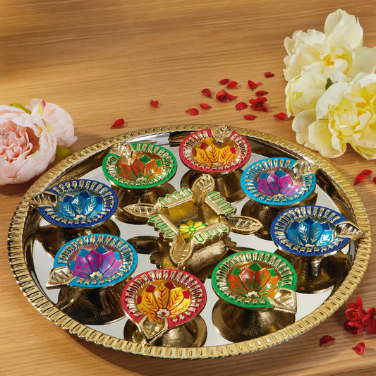 Diwali Diya 10 Piece Set