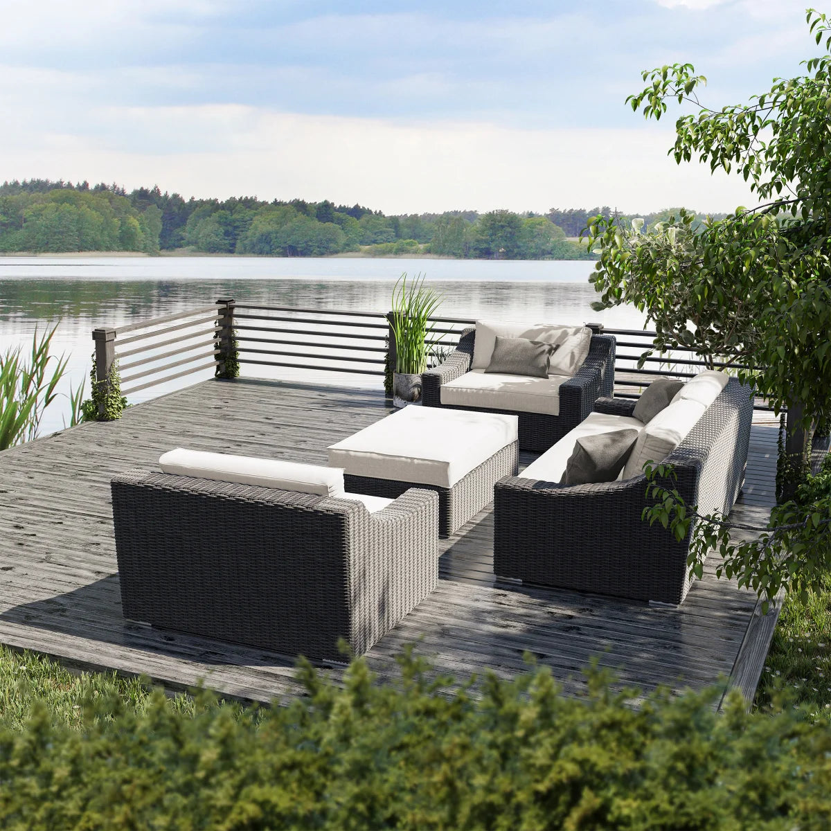 Like NEW - Costco - Tuscan 4-piece Outdoor Sofa Set - Retail $3299