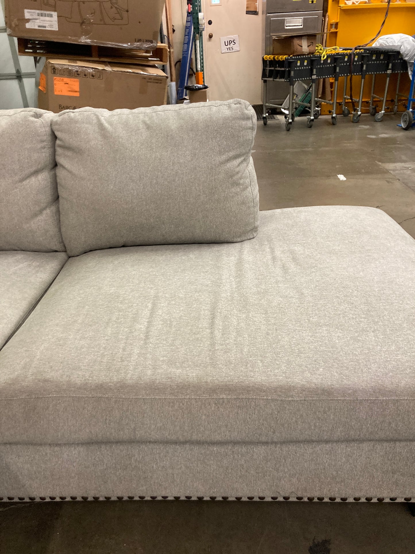 Costco - Thomasville Artesia Fabric Sectional with Ottoman - Retail $999