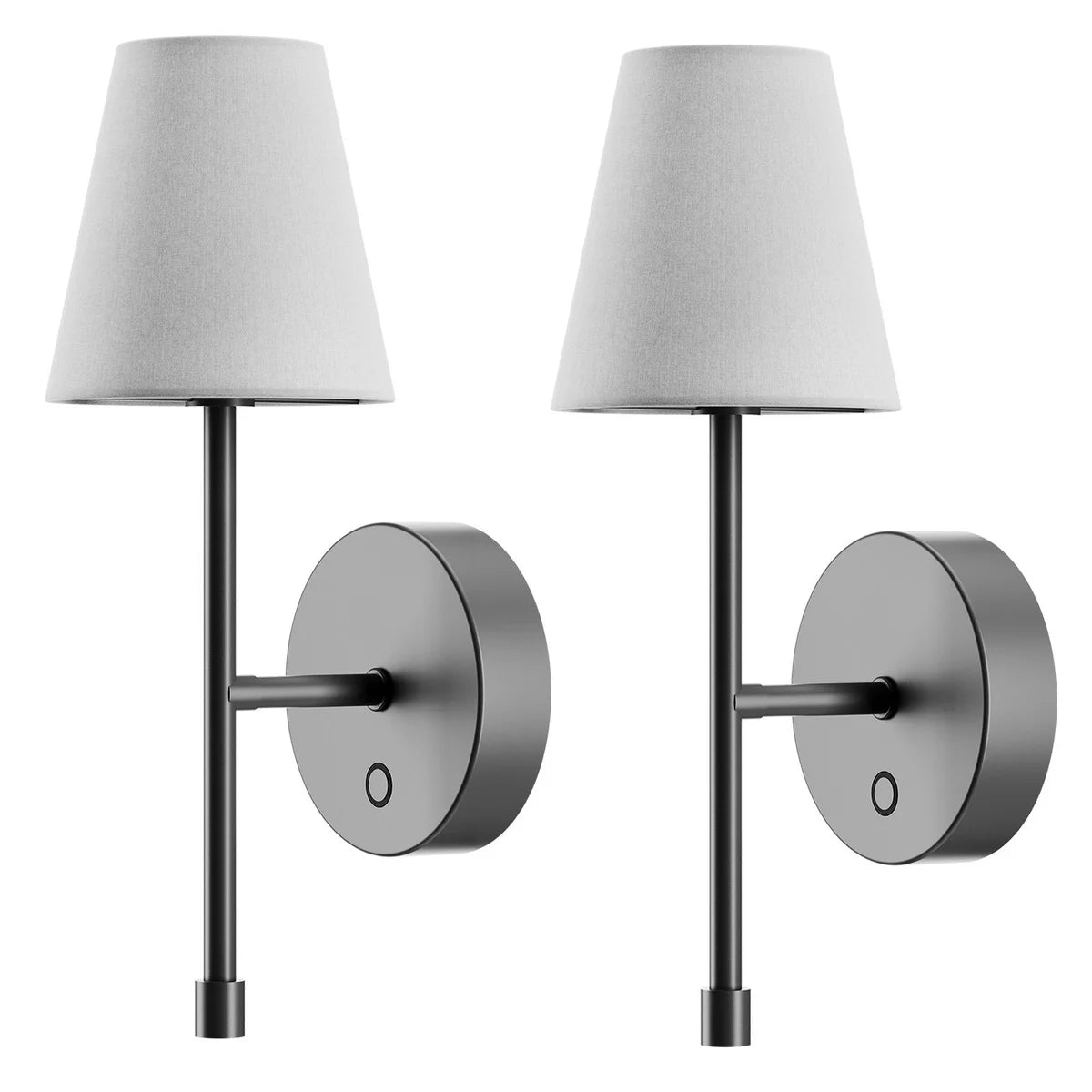 Globe Electric Wireless Rechargeable LED Integrated Wall Sconce 2-pack