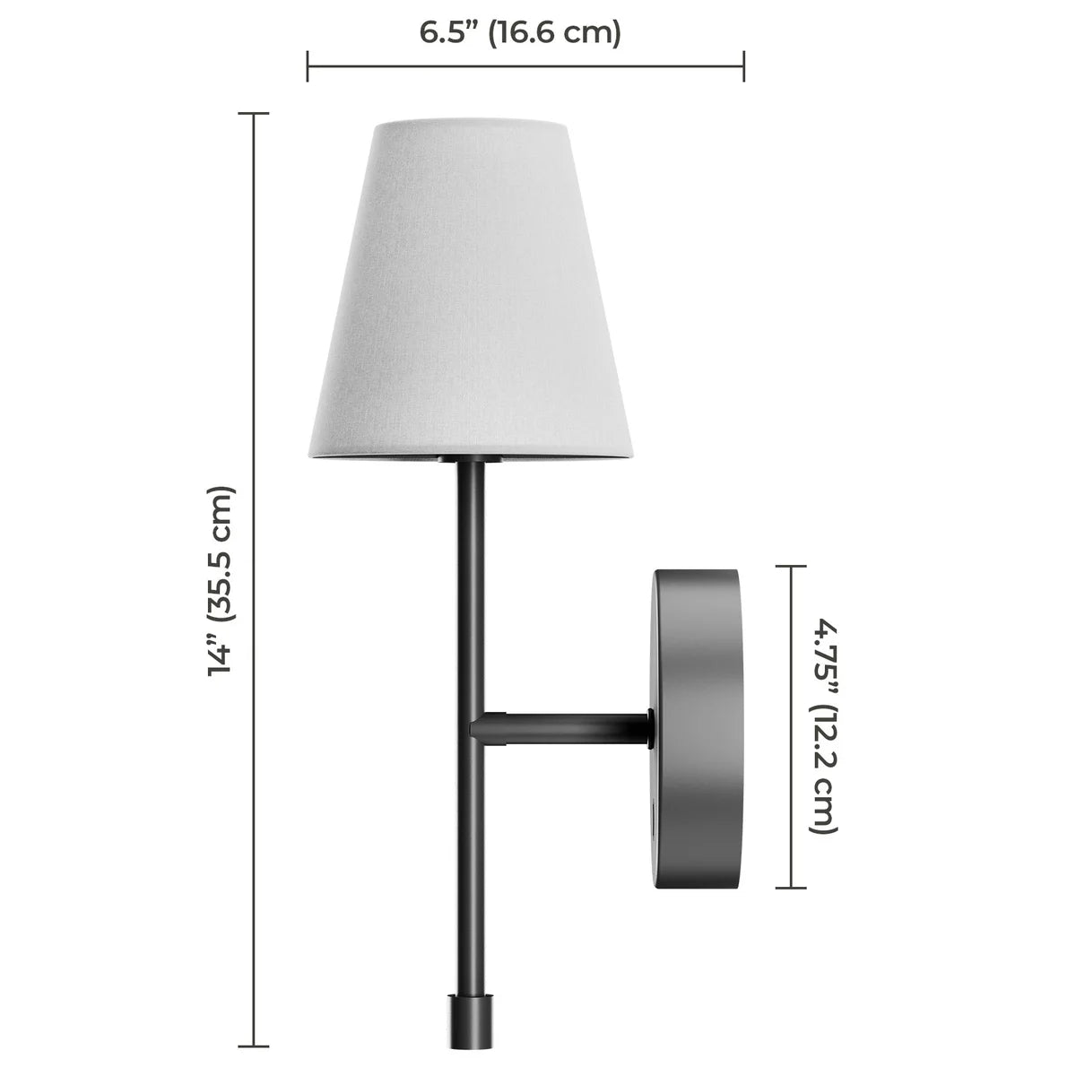 Globe Electric Wireless Rechargeable LED Integrated Wall Sconce 2-pack