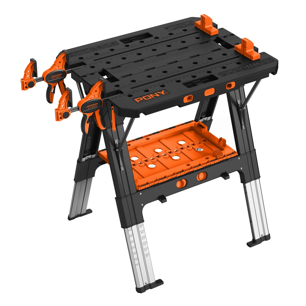 Pony Jorgensen 2-in-1 Heavy Duty Folding Worktable