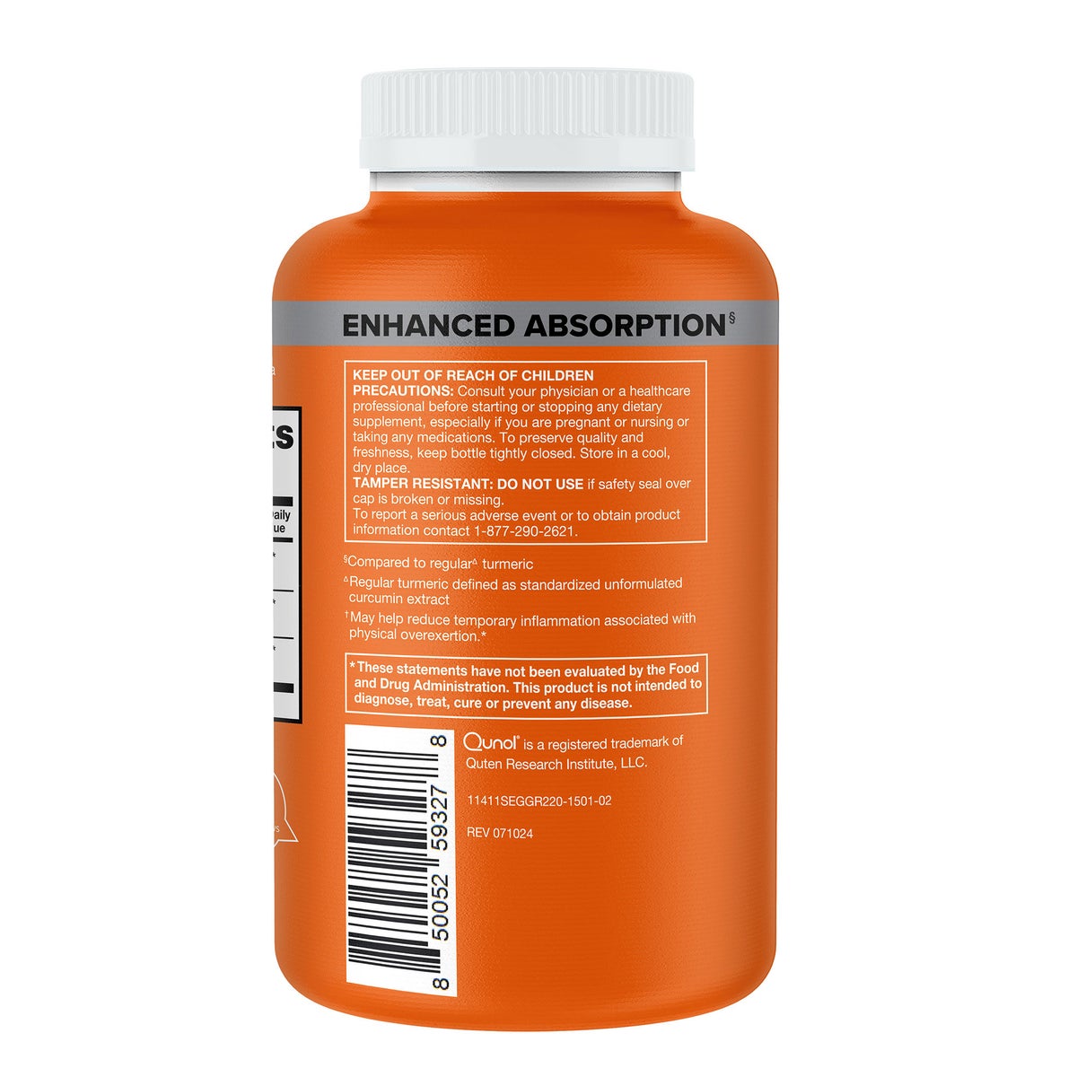 NEW - Qunol Turmeric 1500 mg, 220 Capsules