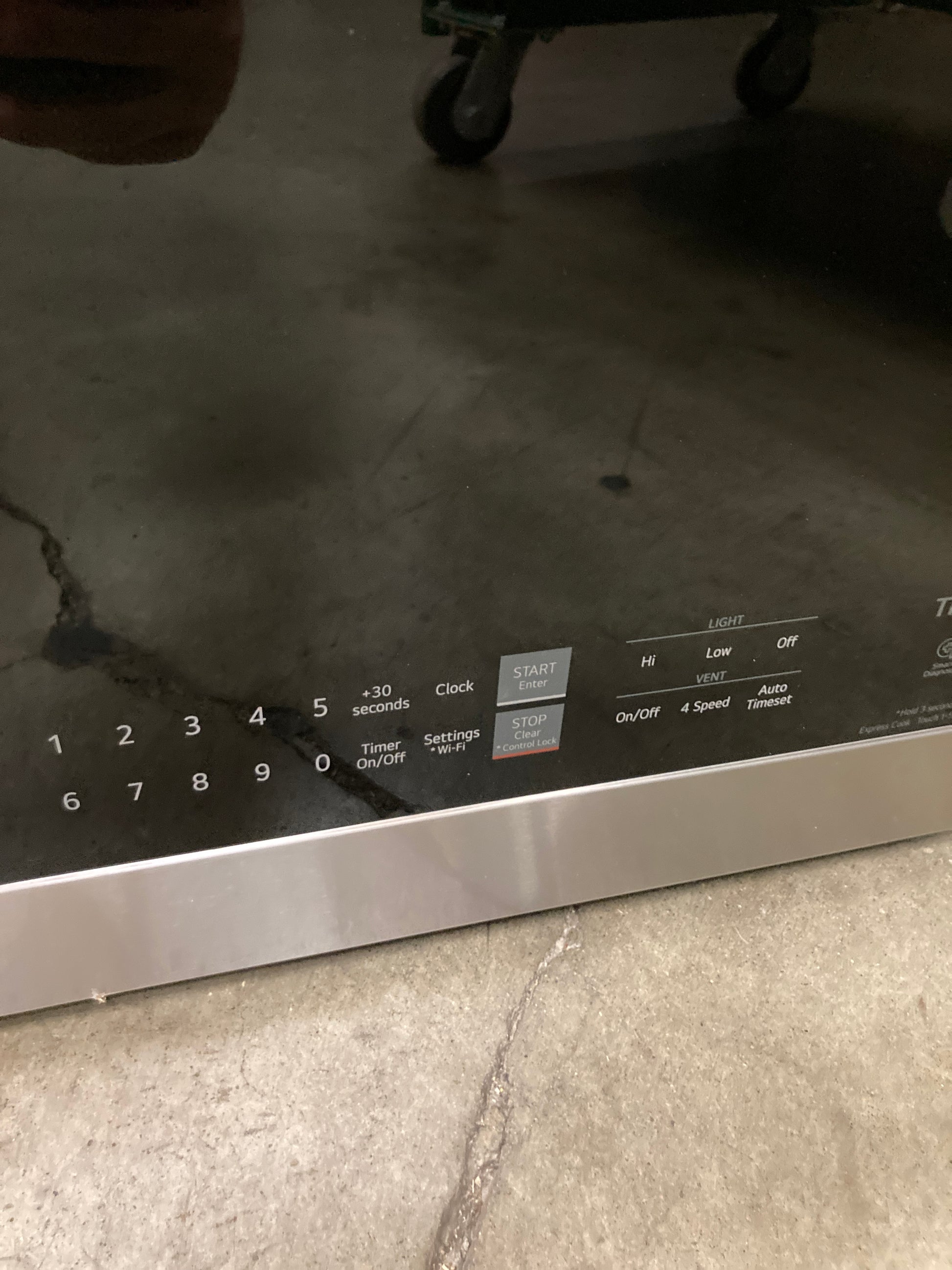 LG 2.0 cu. ft. Smart Wi-Fi Enabled Over-the-Range Microwave Oven with EasyClean - Retail $299 Default Title